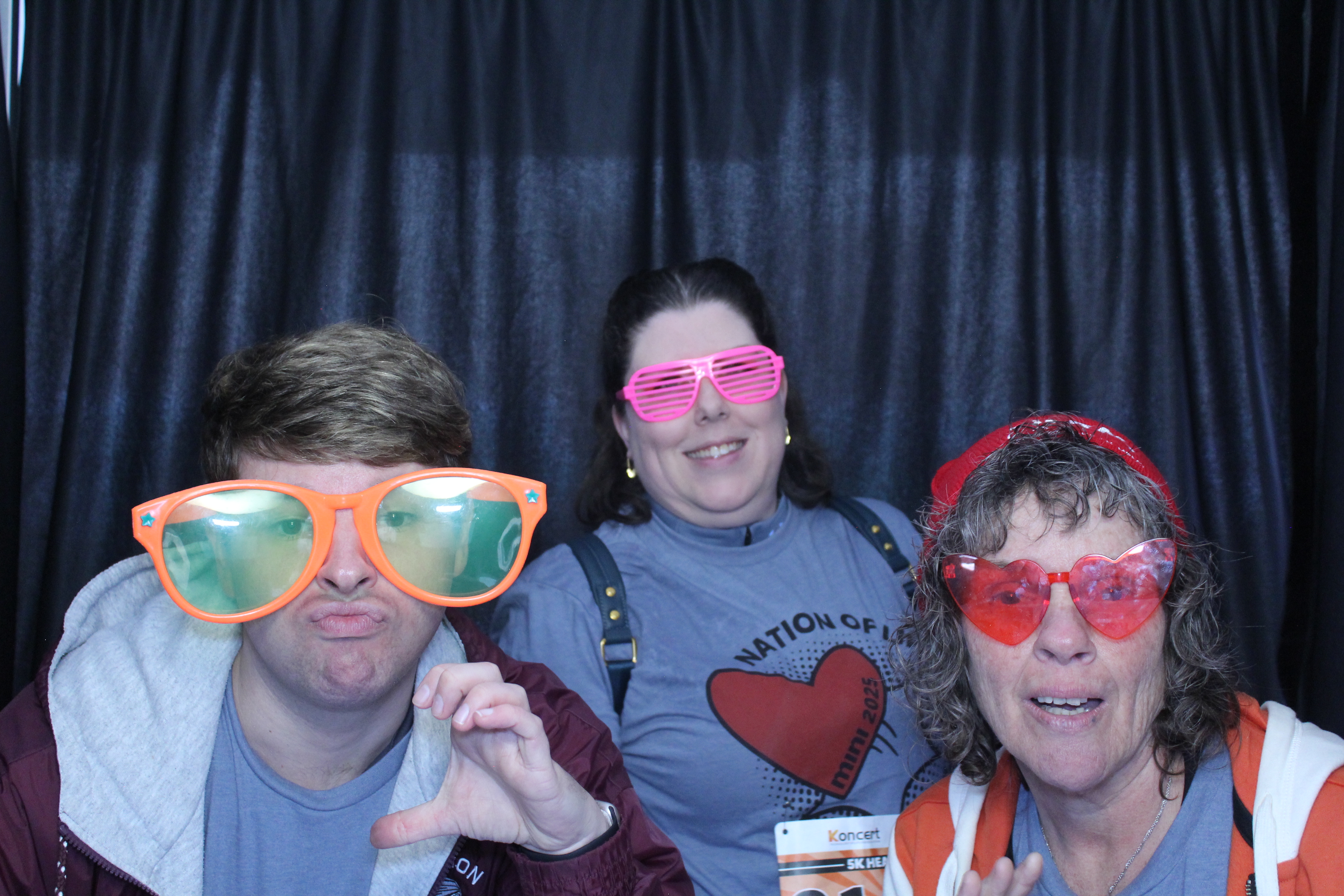 Booth at the AHA Heart Mini 2025 | View more photos from the event at gallery.photoboothcincy.com/u/PhotoBoothCincy/Booth-at-the-AHA-Heart-Mini-2025