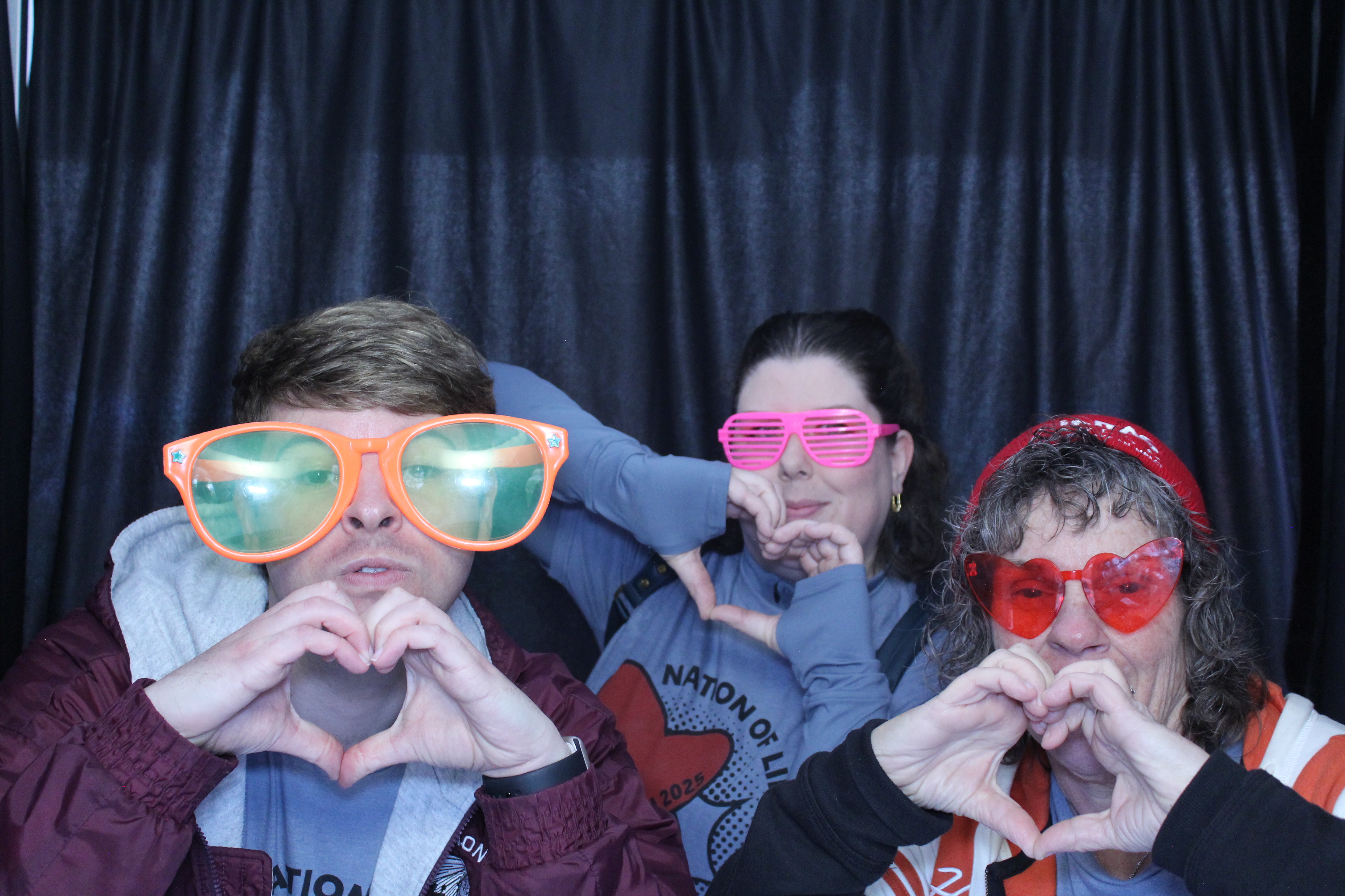 Booth at the AHA Heart Mini 2025 | View more photos from the event at gallery.photoboothcincy.com/u/PhotoBoothCincy/Booth-at-the-AHA-Heart-Mini-2025
