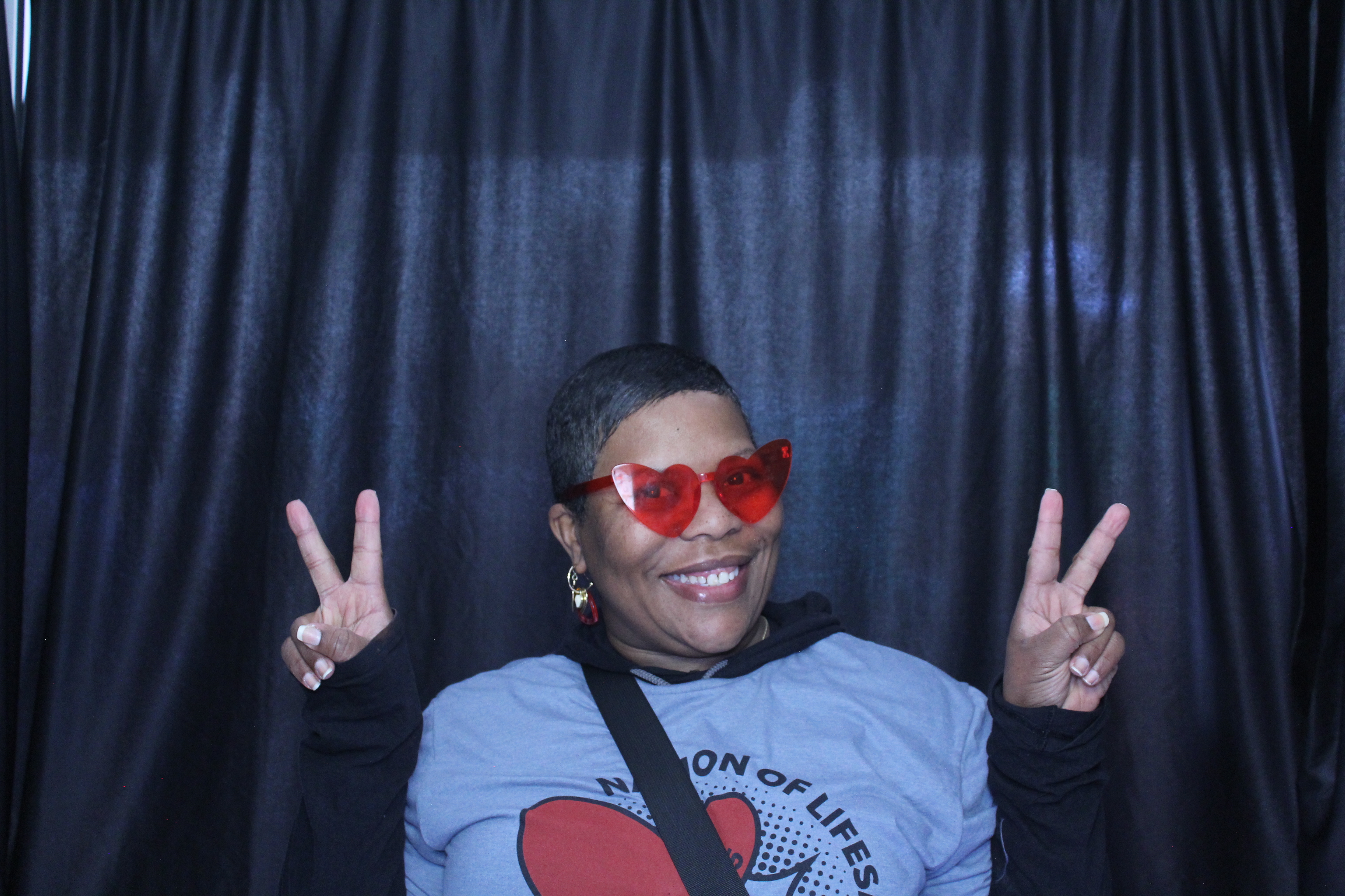 Booth at the AHA Heart Mini 2025 | View more photos from the event at gallery.photoboothcincy.com/u/PhotoBoothCincy/Booth-at-the-AHA-Heart-Mini-2025