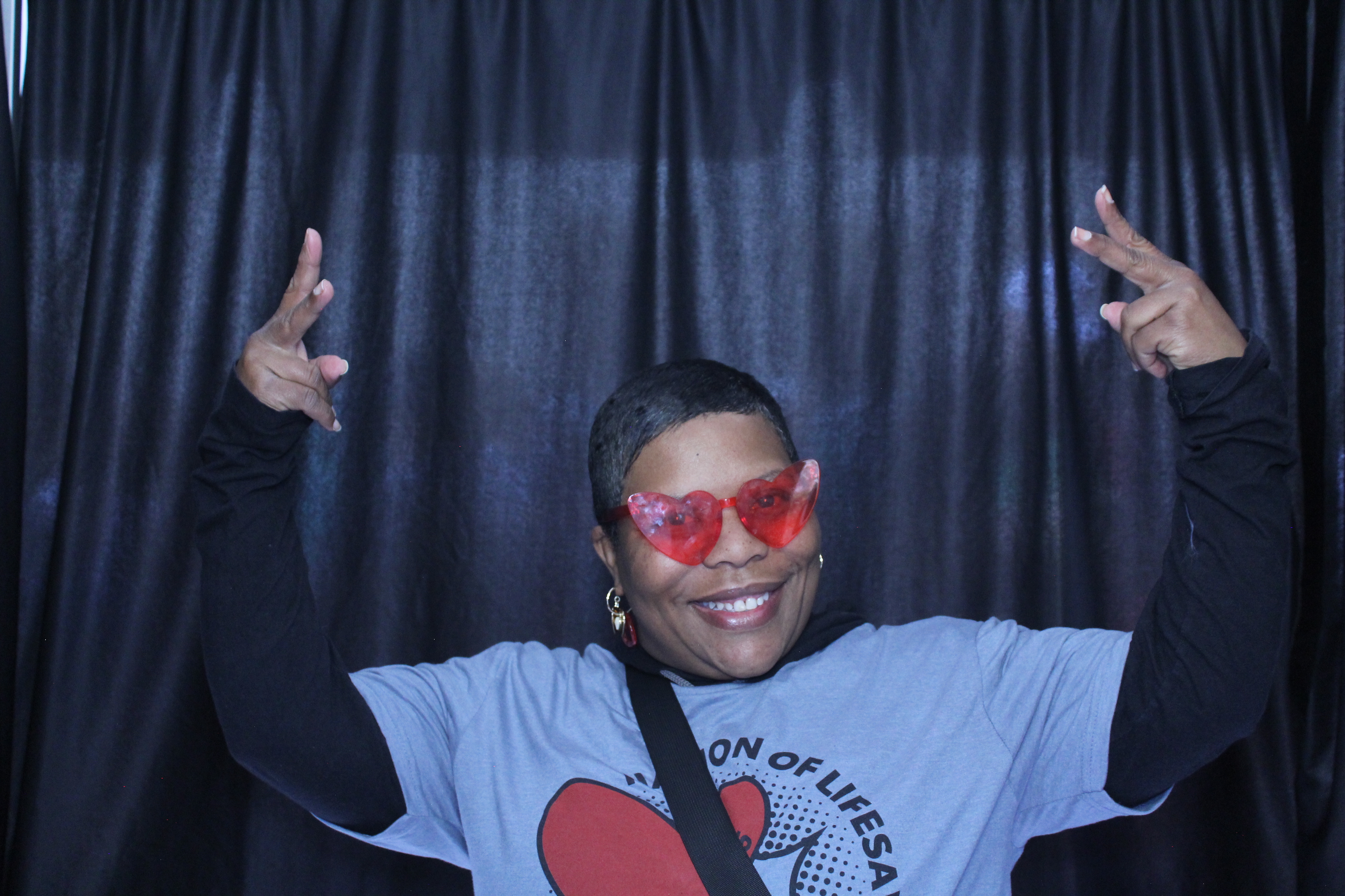 Booth at the AHA Heart Mini 2025 | View more photos from the event at gallery.photoboothcincy.com/u/PhotoBoothCincy/Booth-at-the-AHA-Heart-Mini-2025