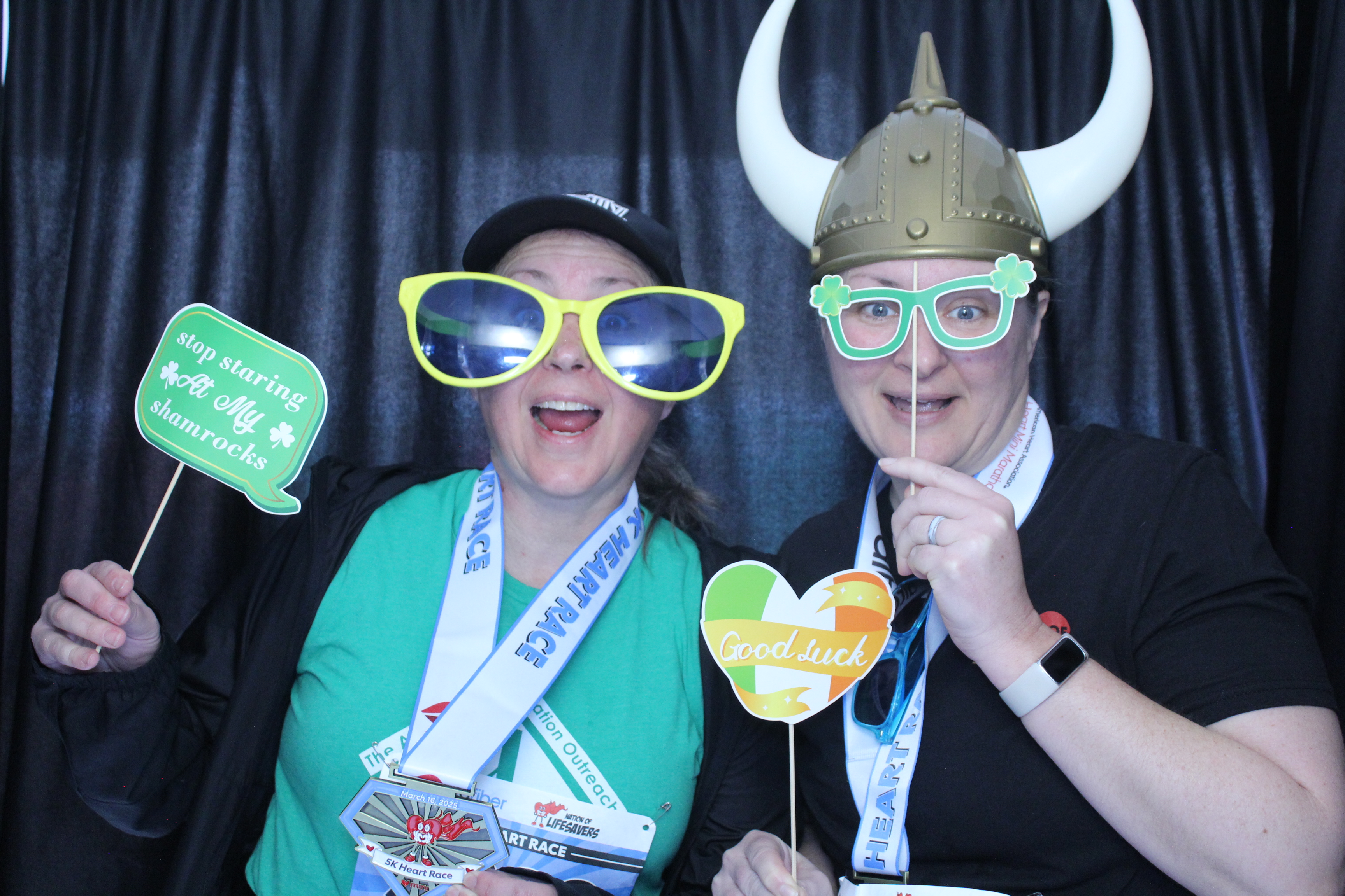 Booth at the AHA Heart Mini 2025 | View more photos from the event at gallery.photoboothcincy.com/u/PhotoBoothCincy/Booth-at-the-AHA-Heart-Mini-2025