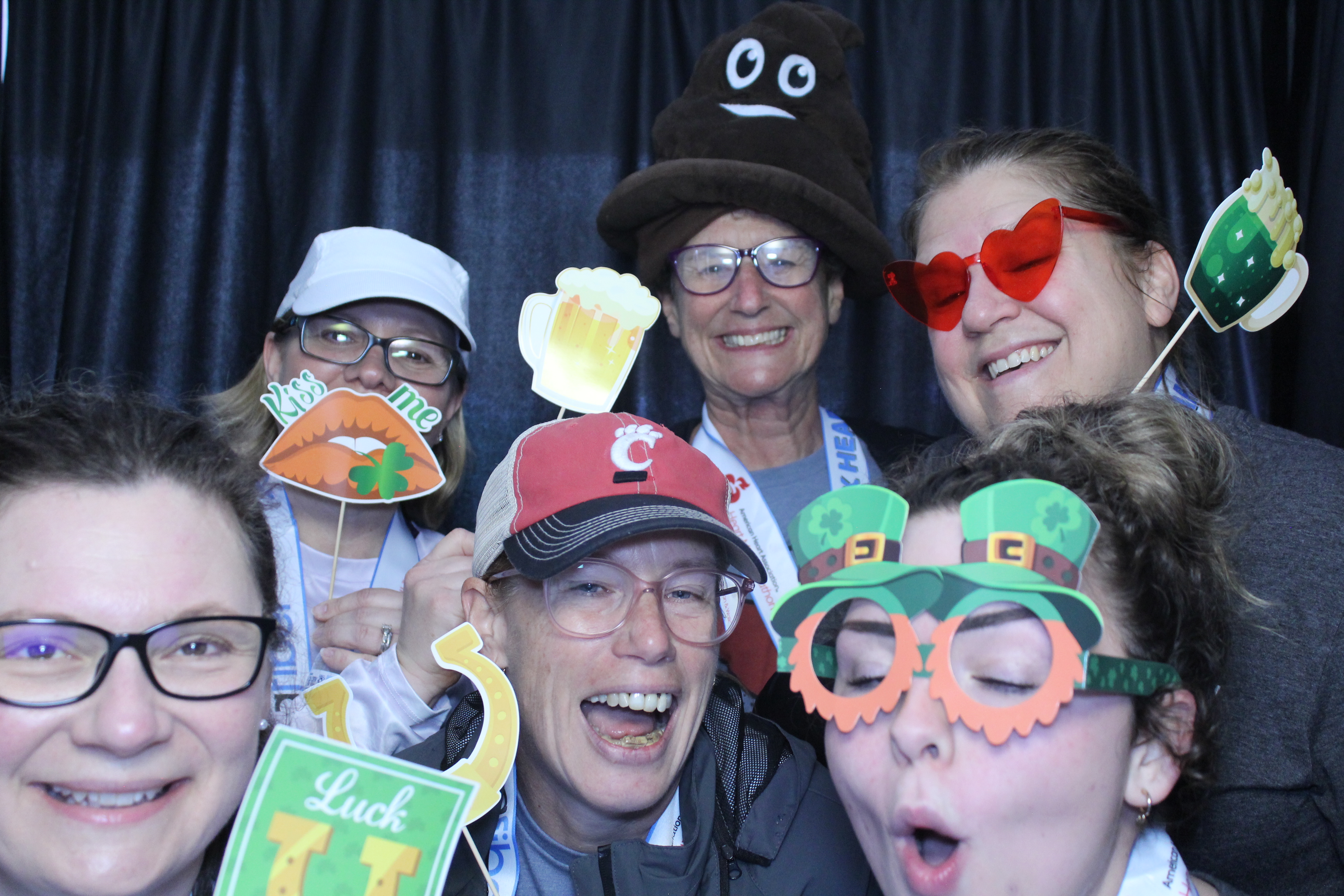 Booth at the AHA Heart Mini 2025 | View more photos from the event at gallery.photoboothcincy.com/u/PhotoBoothCincy/Booth-at-the-AHA-Heart-Mini-2025
