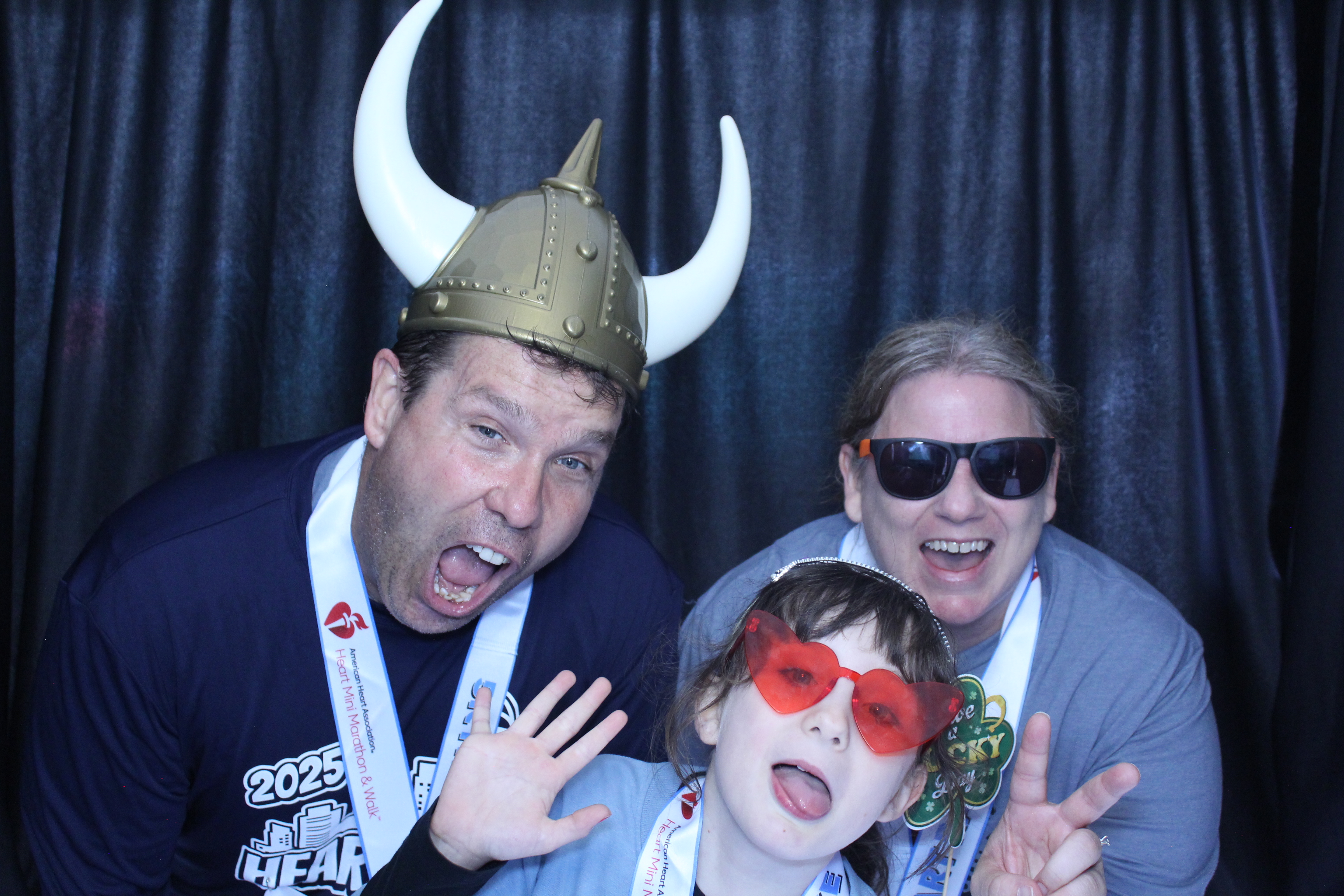 Booth at the AHA Heart Mini 2025 | View more photos from the event at gallery.photoboothcincy.com/u/PhotoBoothCincy/Booth-at-the-AHA-Heart-Mini-2025