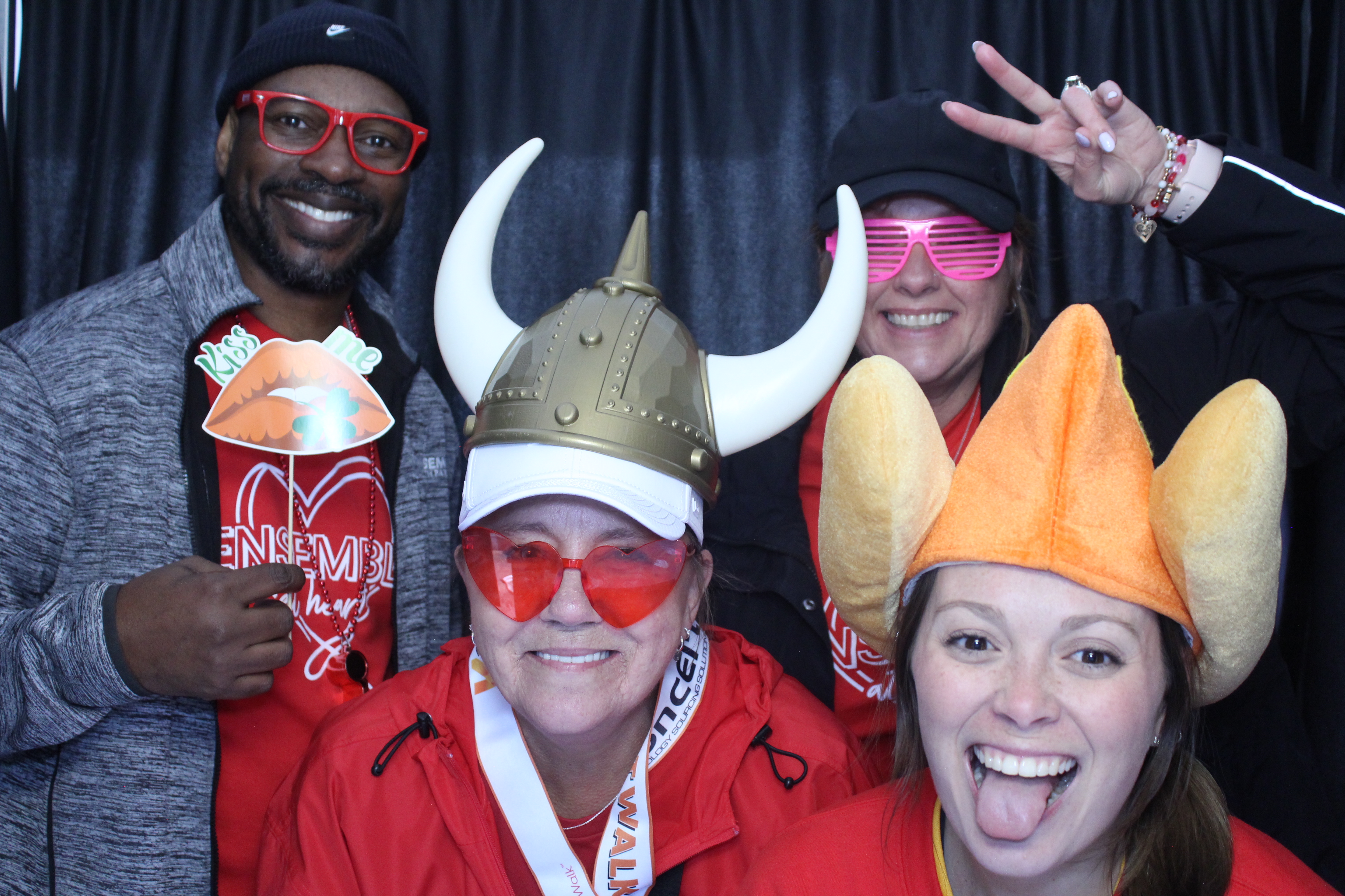 Booth at the AHA Heart Mini 2025 | View more photos from the event at gallery.photoboothcincy.com/u/PhotoBoothCincy/Booth-at-the-AHA-Heart-Mini-2025