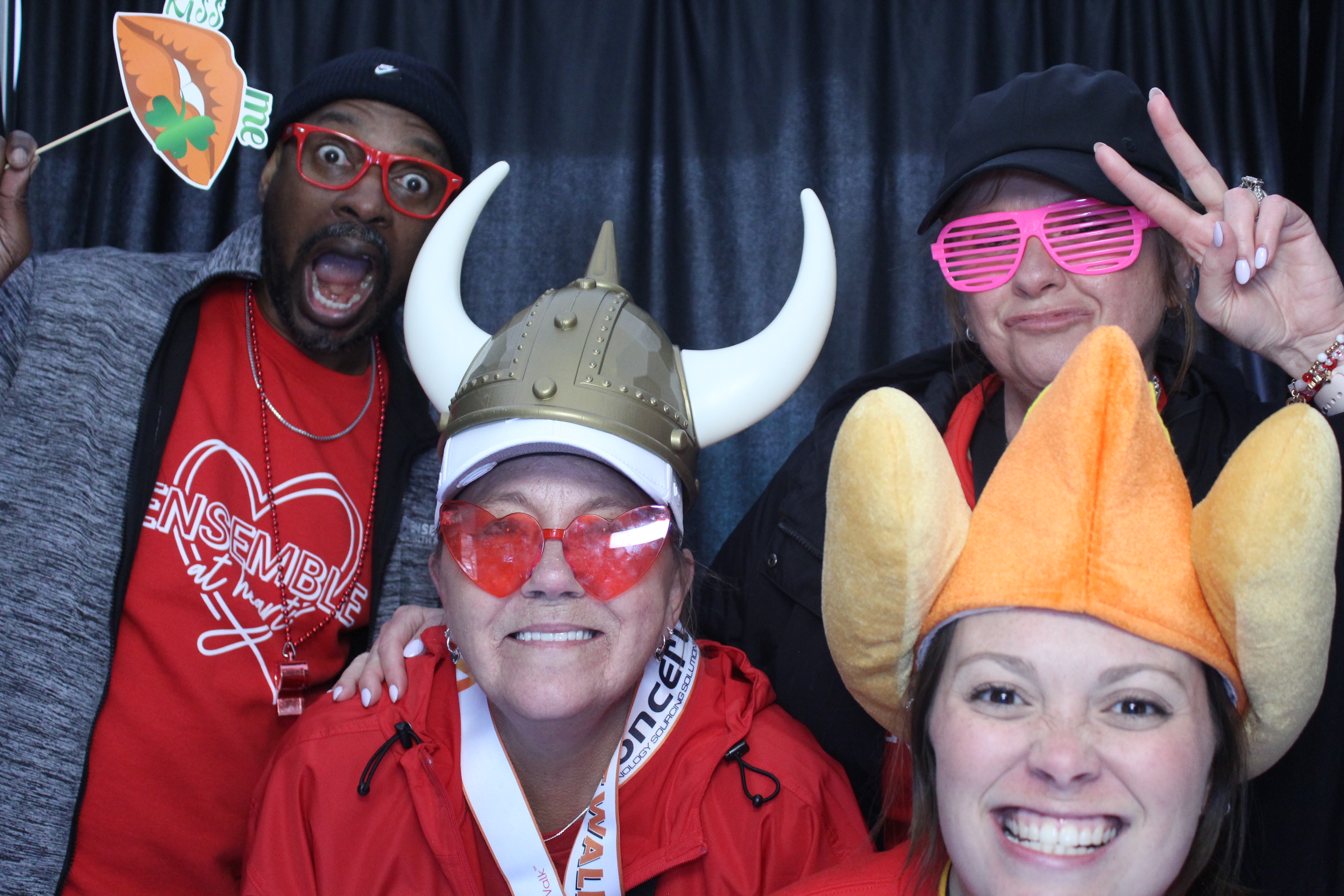 Booth at the AHA Heart Mini 2025 | View more photos from the event at gallery.photoboothcincy.com/u/PhotoBoothCincy/Booth-at-the-AHA-Heart-Mini-2025