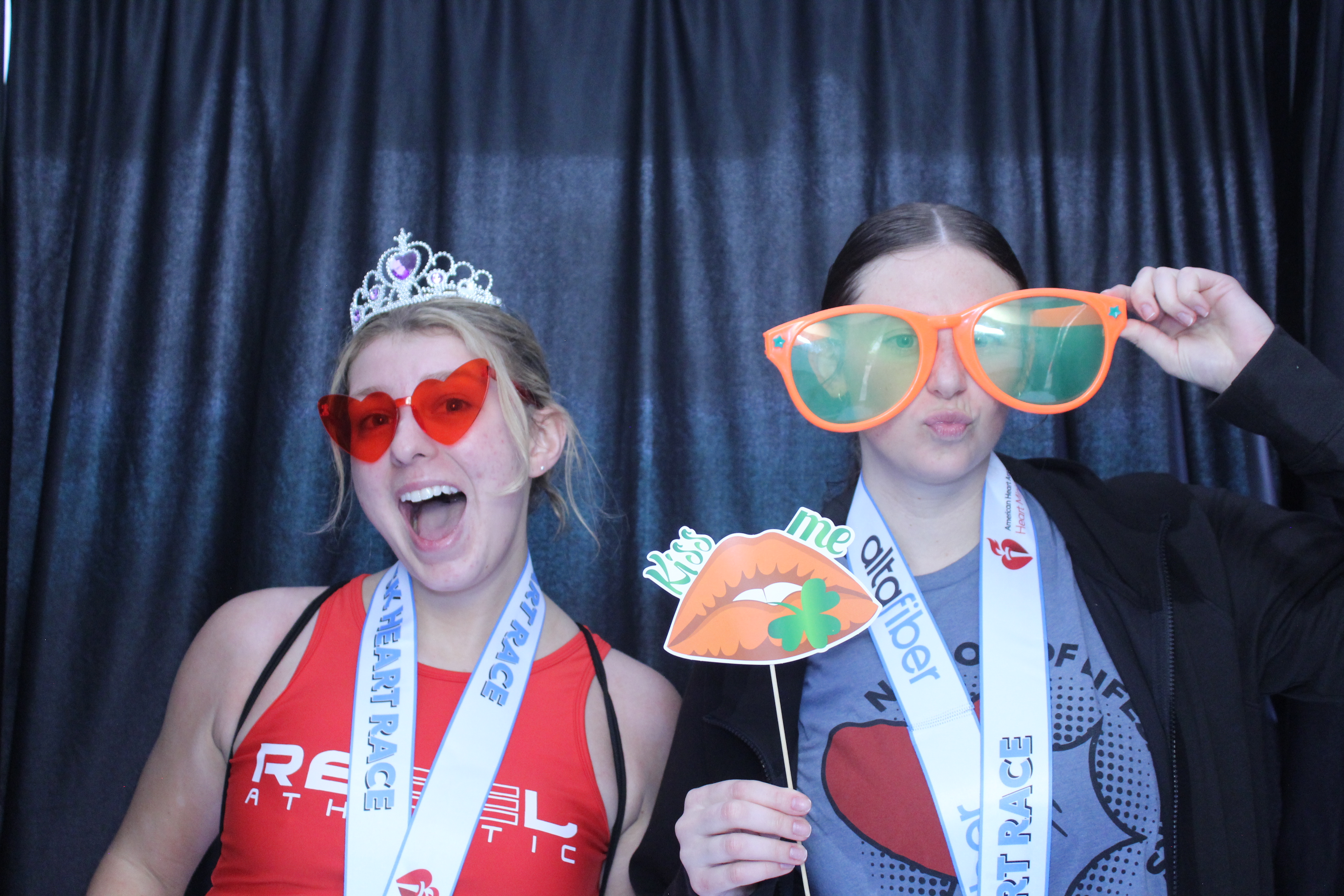Booth at the AHA Heart Mini 2025 | View more photos from the event at gallery.photoboothcincy.com/u/PhotoBoothCincy/Booth-at-the-AHA-Heart-Mini-2025