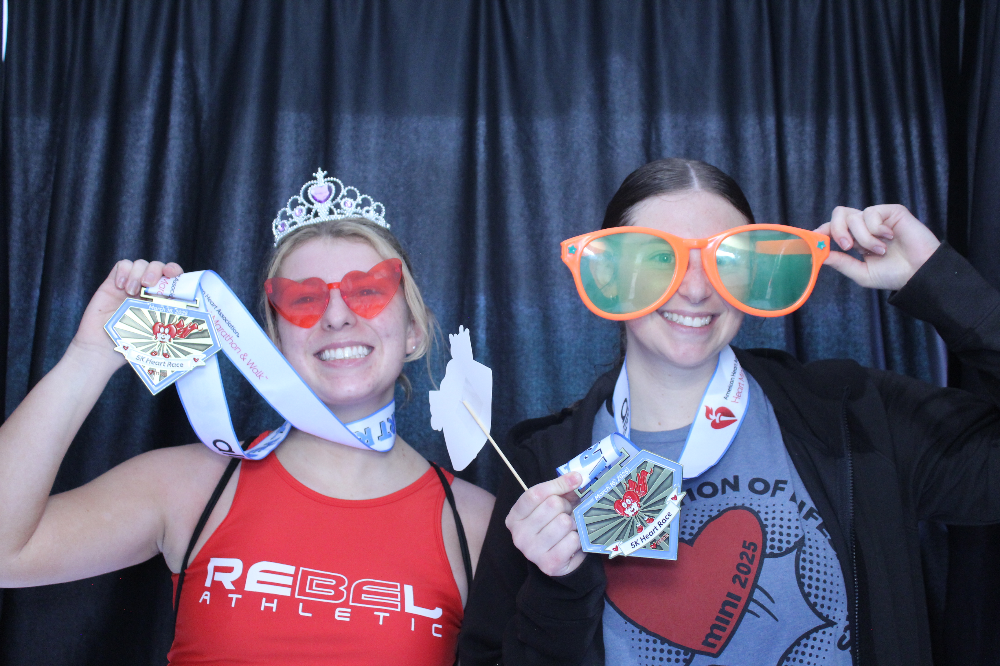 Booth at the AHA Heart Mini 2025 | View more photos from the event at gallery.photoboothcincy.com/u/PhotoBoothCincy/Booth-at-the-AHA-Heart-Mini-2025
