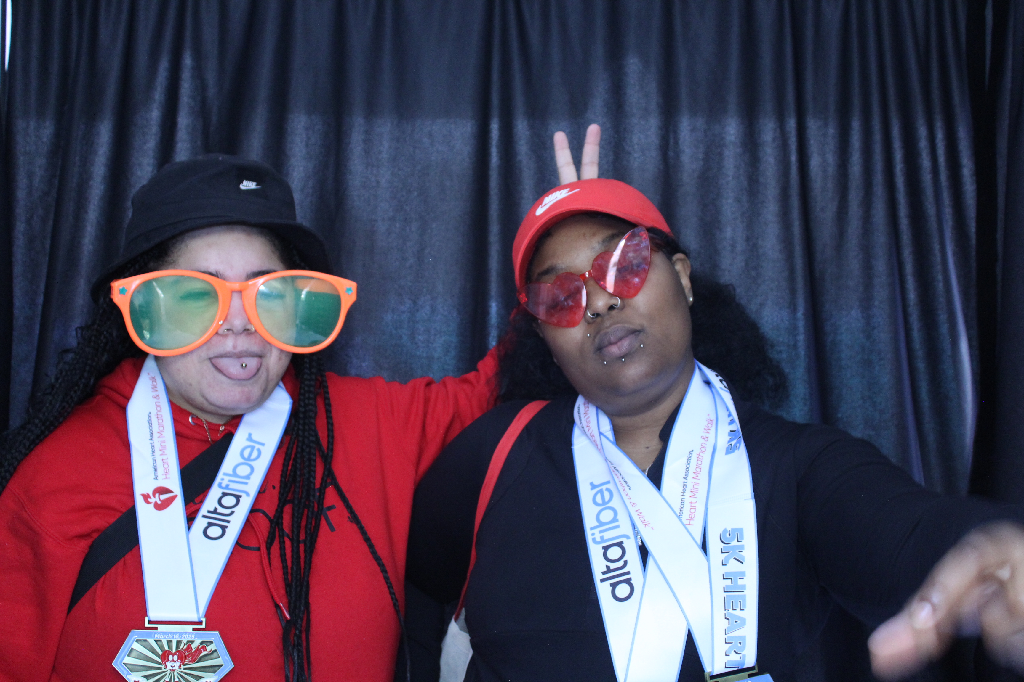 Booth at the AHA Heart Mini 2025 | View more photos from the event at gallery.photoboothcincy.com/u/PhotoBoothCincy/Booth-at-the-AHA-Heart-Mini-2025