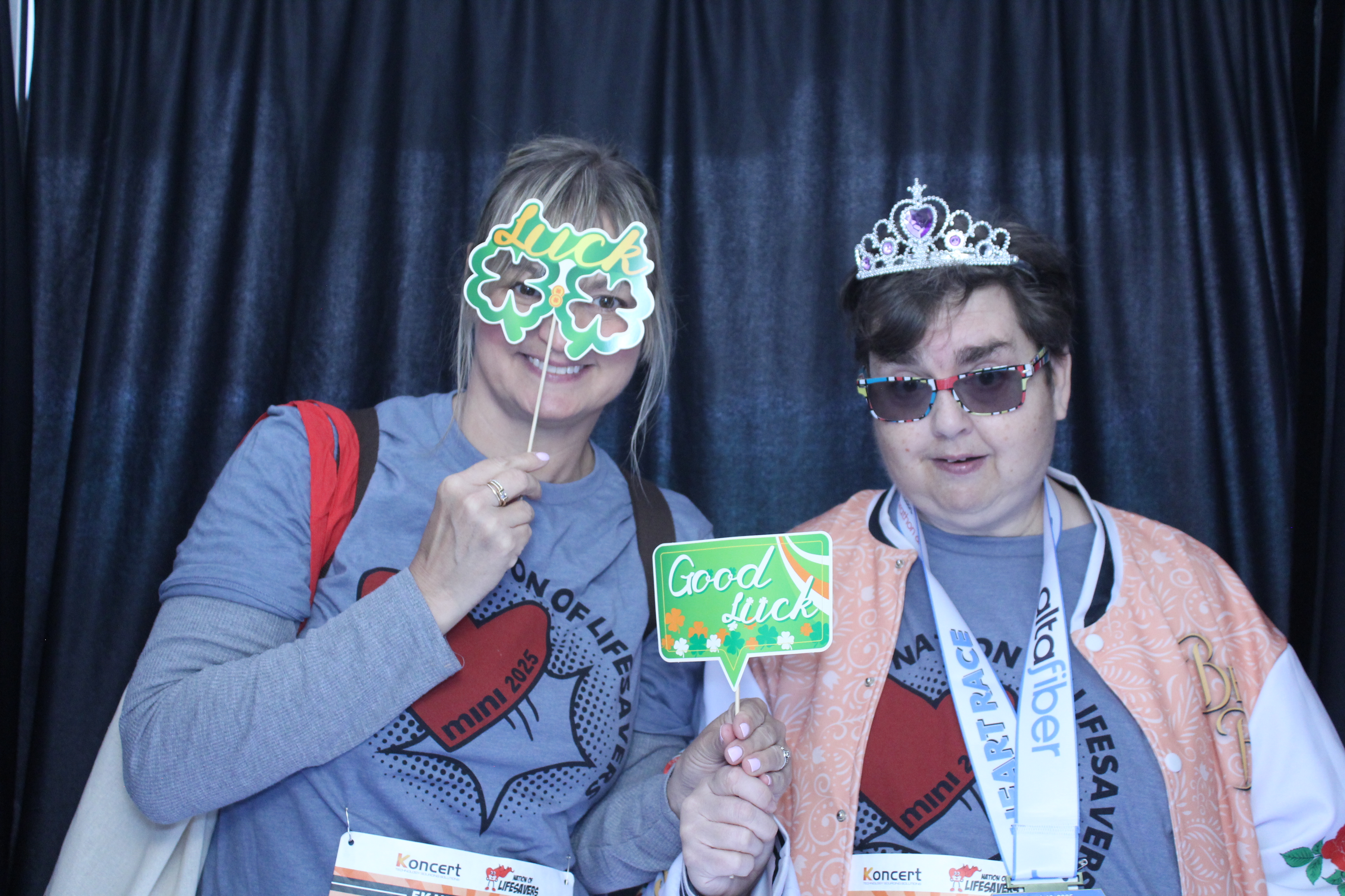 Booth at the AHA Heart Mini 2025 | View more photos from the event at gallery.photoboothcincy.com/u/PhotoBoothCincy/Booth-at-the-AHA-Heart-Mini-2025