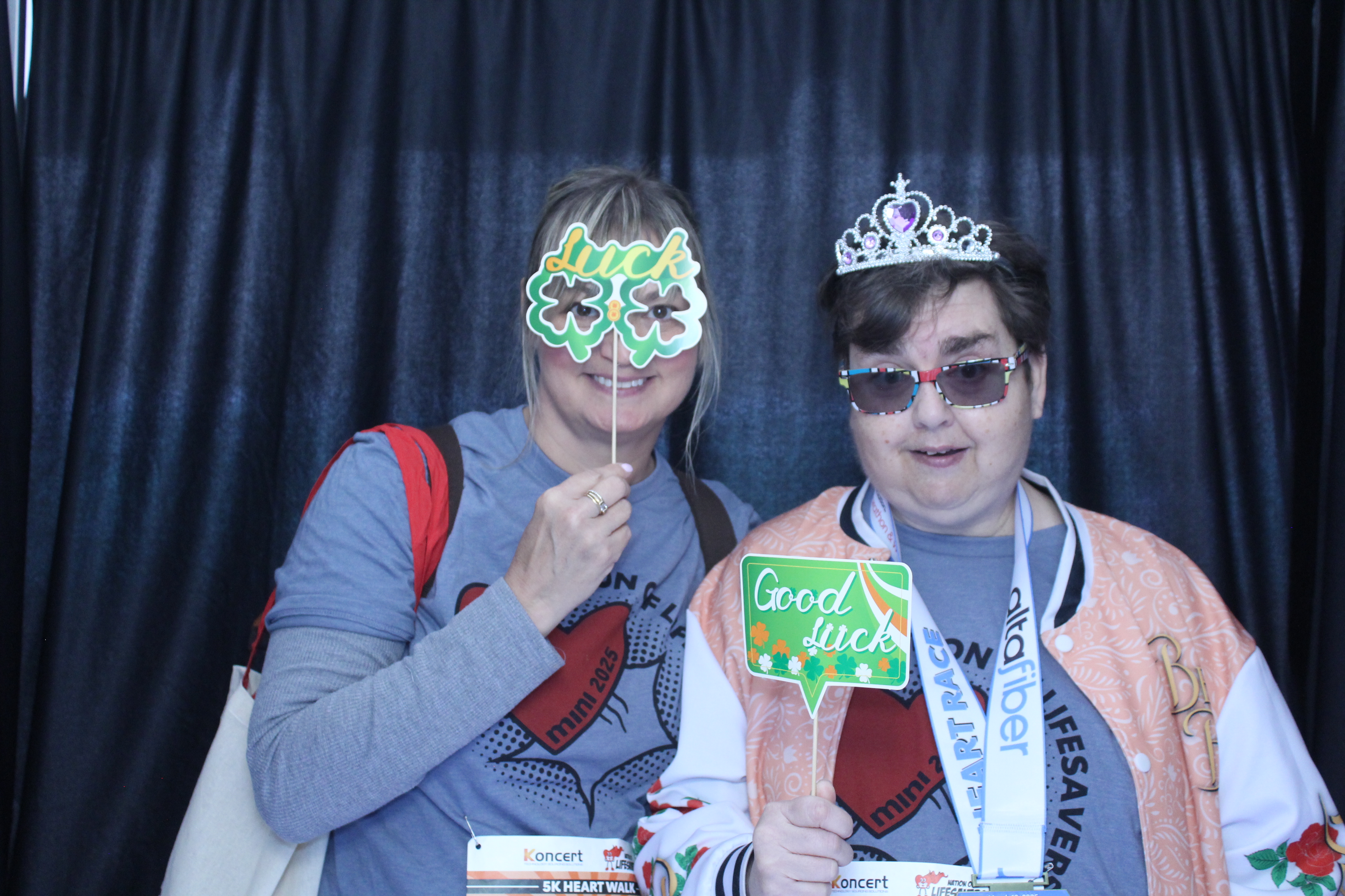 Booth at the AHA Heart Mini 2025 | View more photos from the event at gallery.photoboothcincy.com/u/PhotoBoothCincy/Booth-at-the-AHA-Heart-Mini-2025