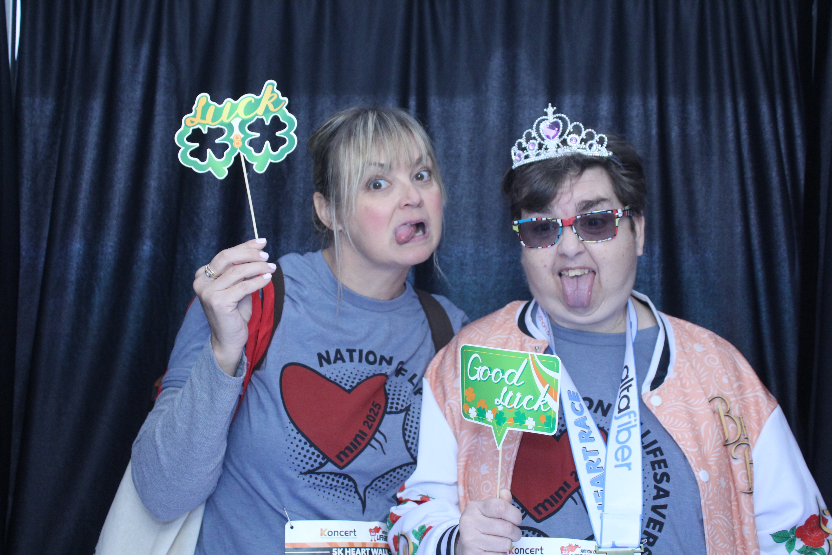 Booth at the AHA Heart Mini 2025 | View more photos from the event at gallery.photoboothcincy.com/u/PhotoBoothCincy/Booth-at-the-AHA-Heart-Mini-2025