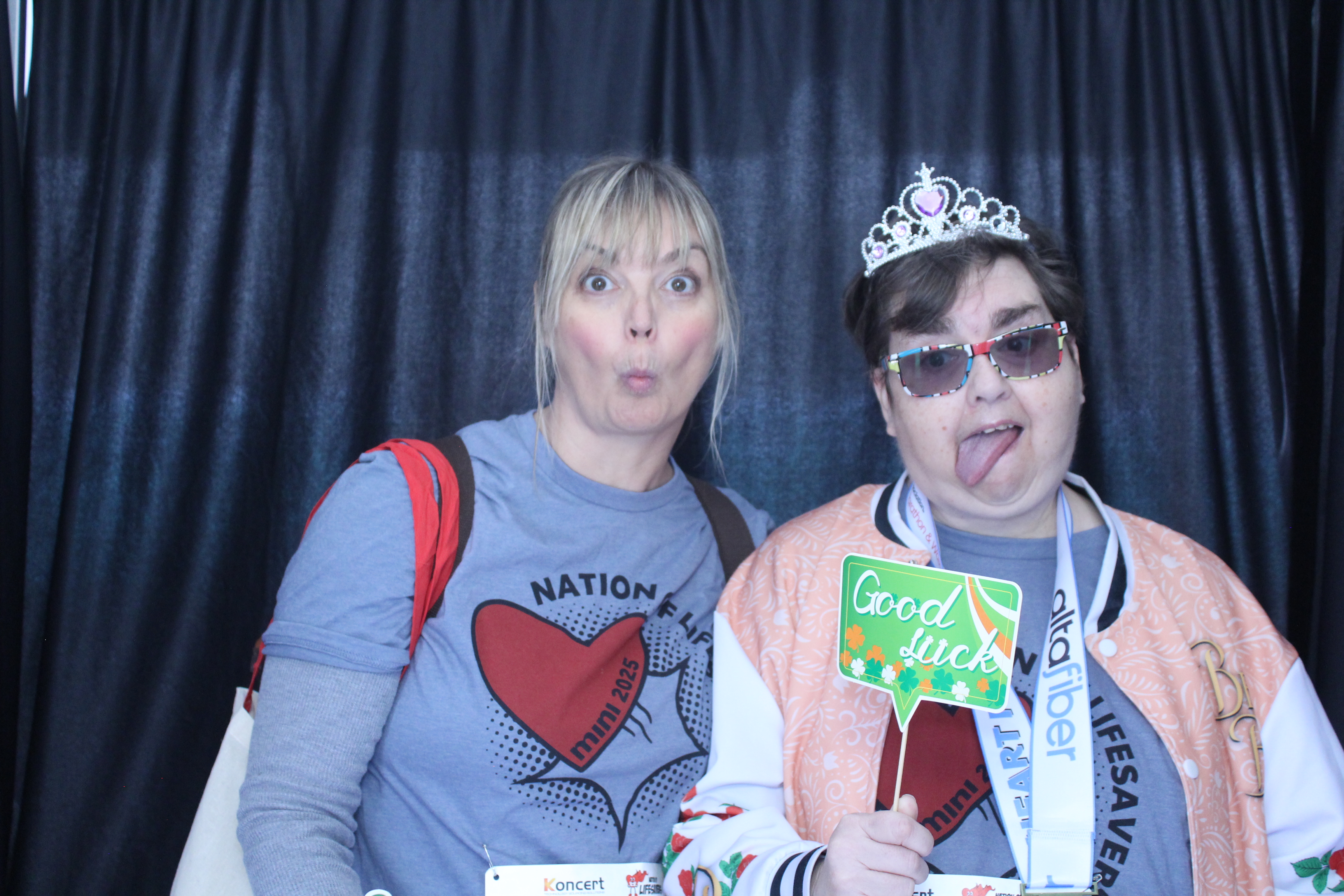 Booth at the AHA Heart Mini 2025 | View more photos from the event at gallery.photoboothcincy.com/u/PhotoBoothCincy/Booth-at-the-AHA-Heart-Mini-2025