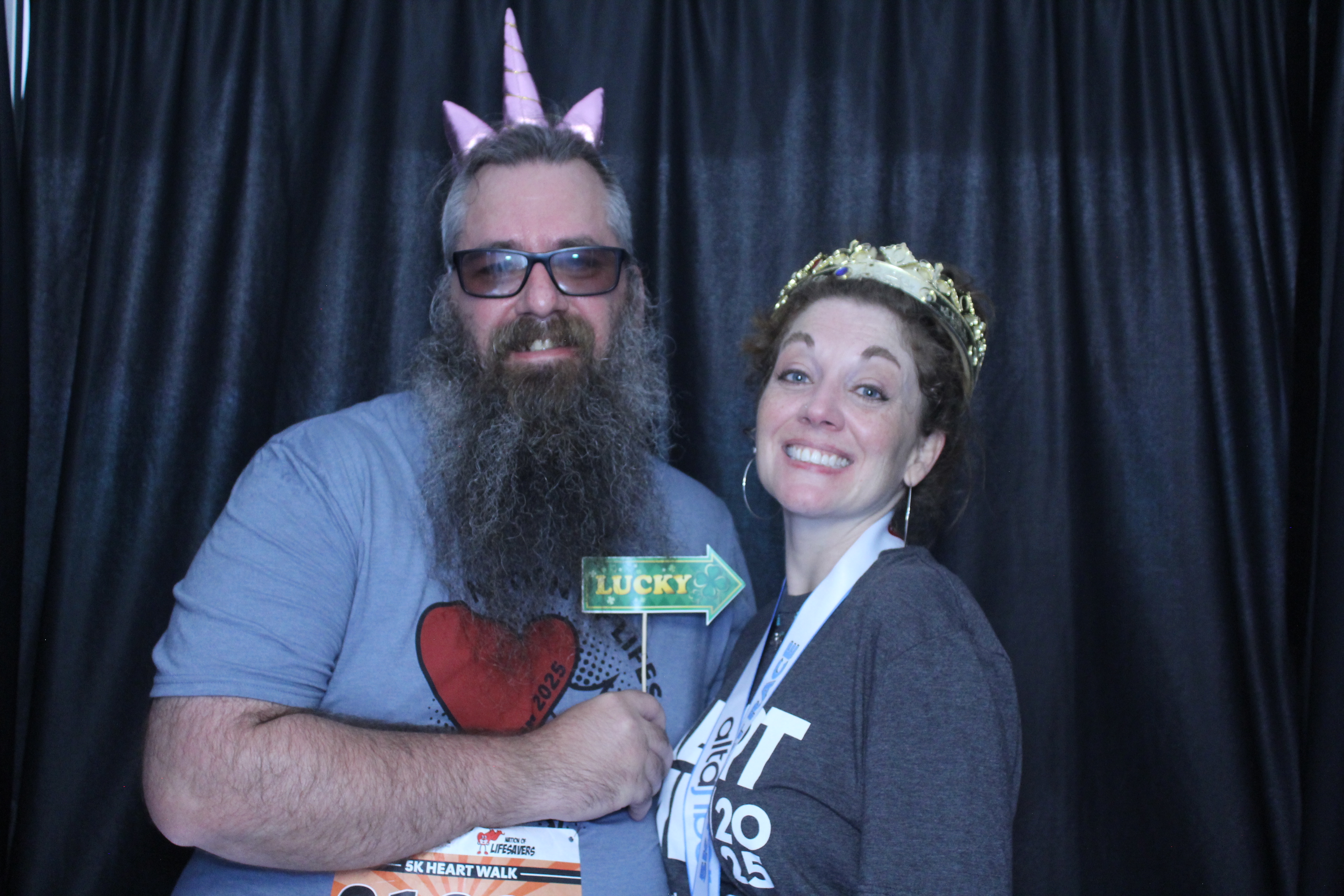 Booth at the AHA Heart Mini 2025 | View more photos from the event at gallery.photoboothcincy.com/u/PhotoBoothCincy/Booth-at-the-AHA-Heart-Mini-2025
