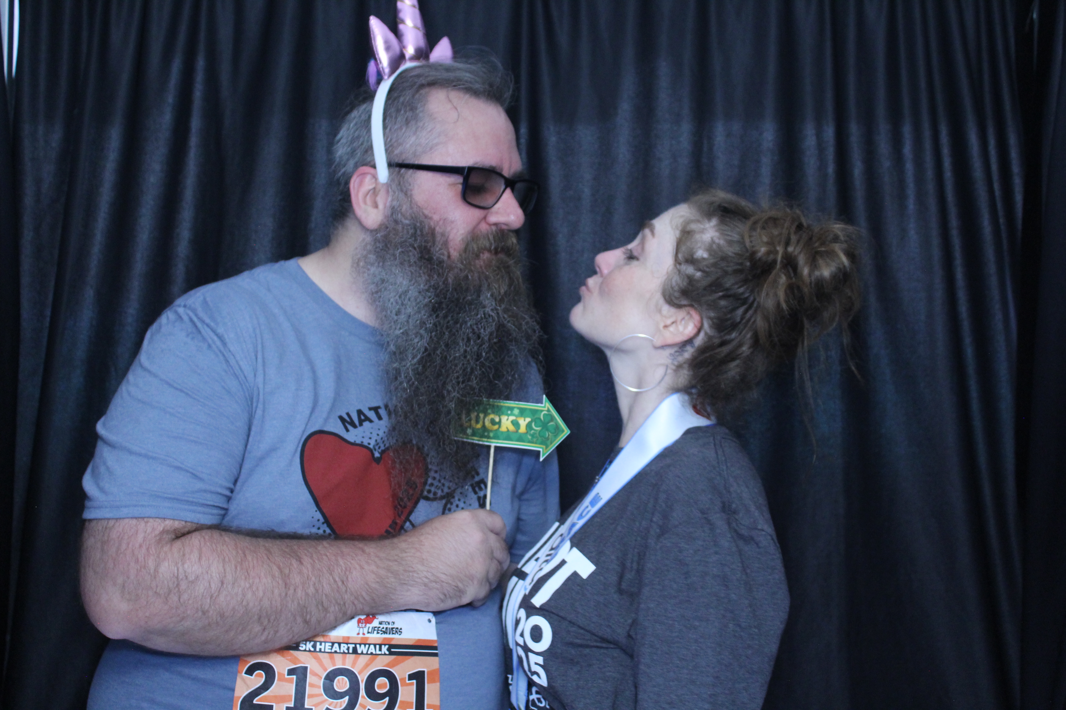 Booth at the AHA Heart Mini 2025 | View more photos from the event at gallery.photoboothcincy.com/u/PhotoBoothCincy/Booth-at-the-AHA-Heart-Mini-2025