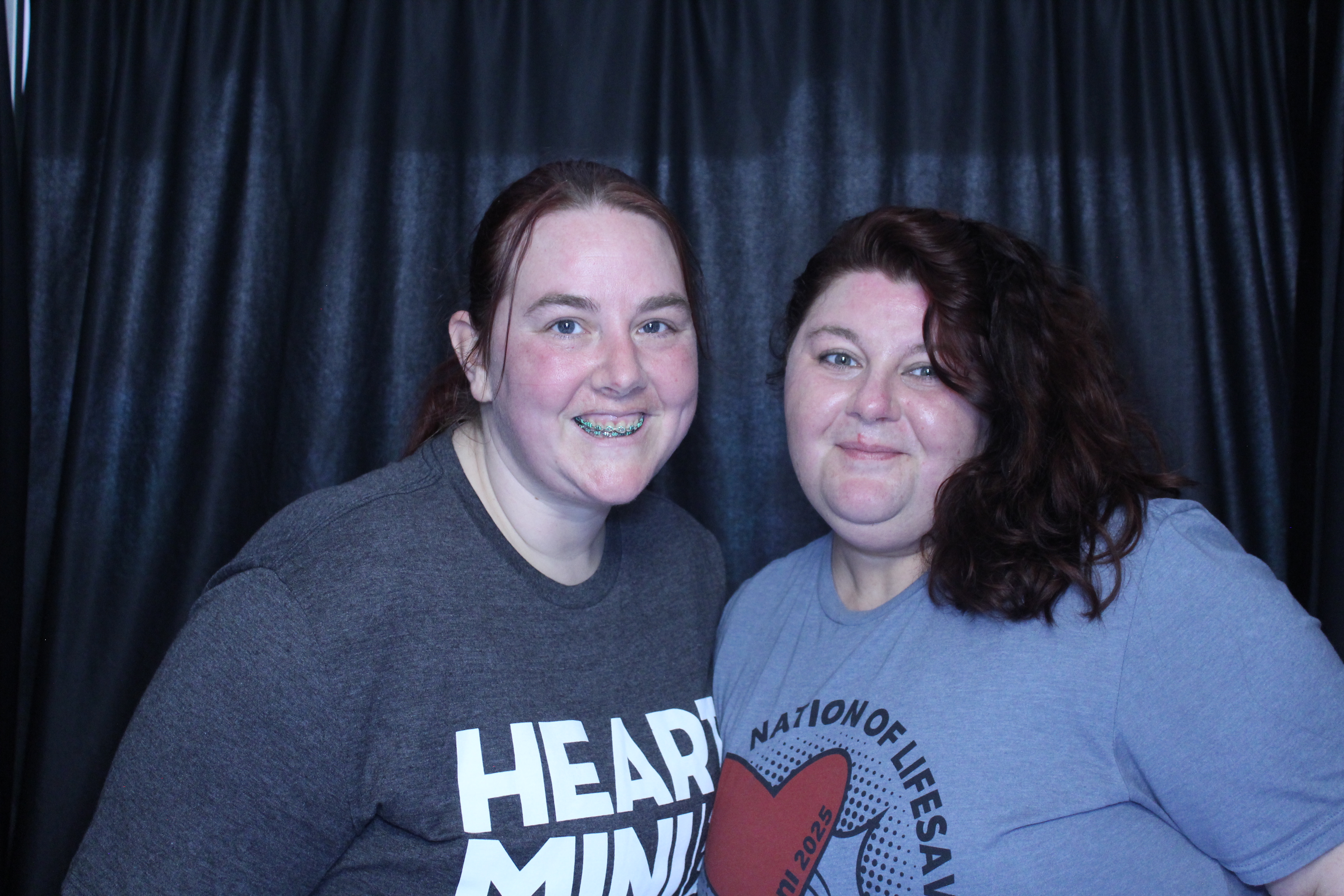 Booth at the AHA Heart Mini 2025 | View more photos from the event at gallery.photoboothcincy.com/u/PhotoBoothCincy/Booth-at-the-AHA-Heart-Mini-2025