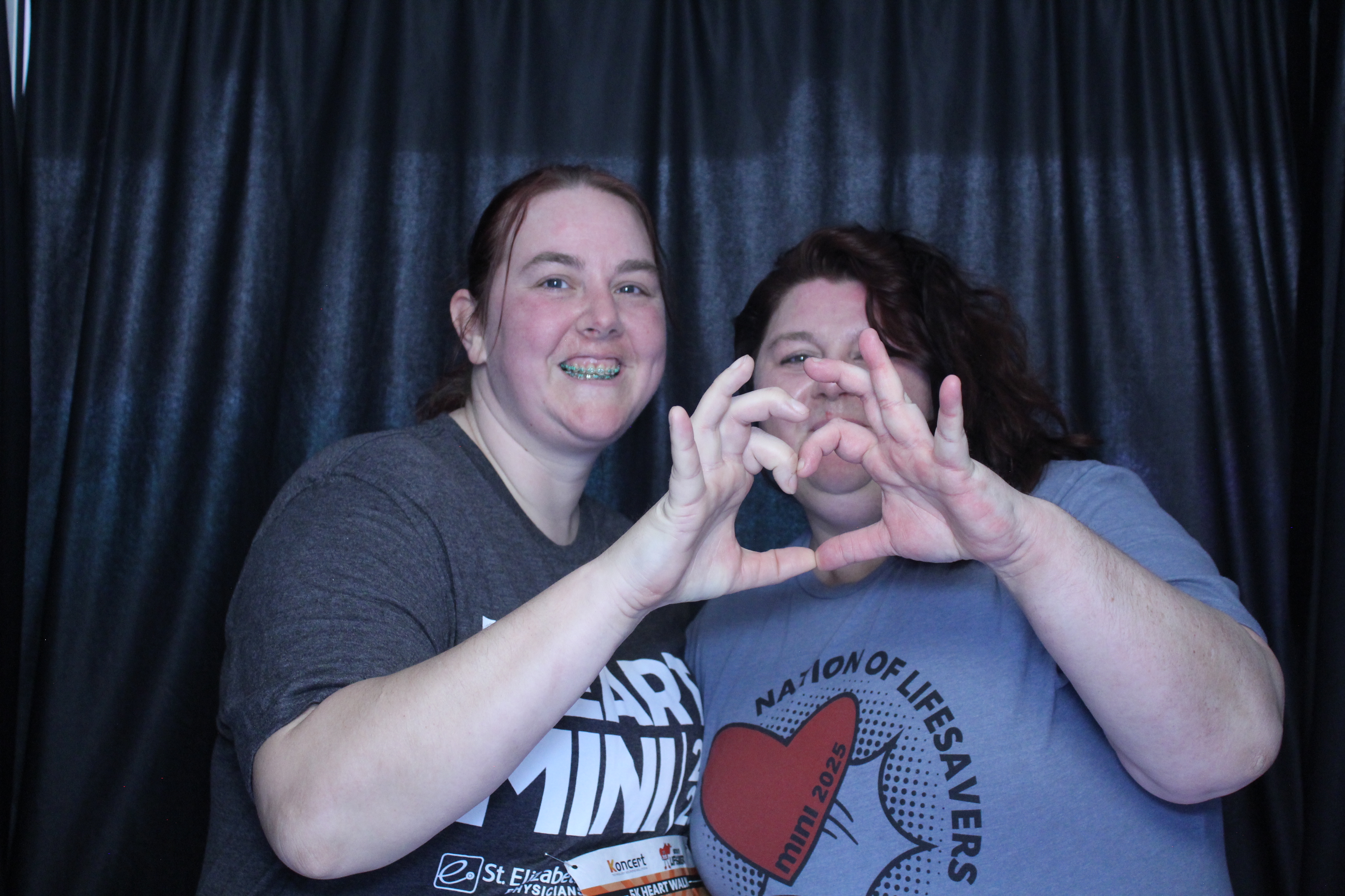 Booth at the AHA Heart Mini 2025 | View more photos from the event at gallery.photoboothcincy.com/u/PhotoBoothCincy/Booth-at-the-AHA-Heart-Mini-2025