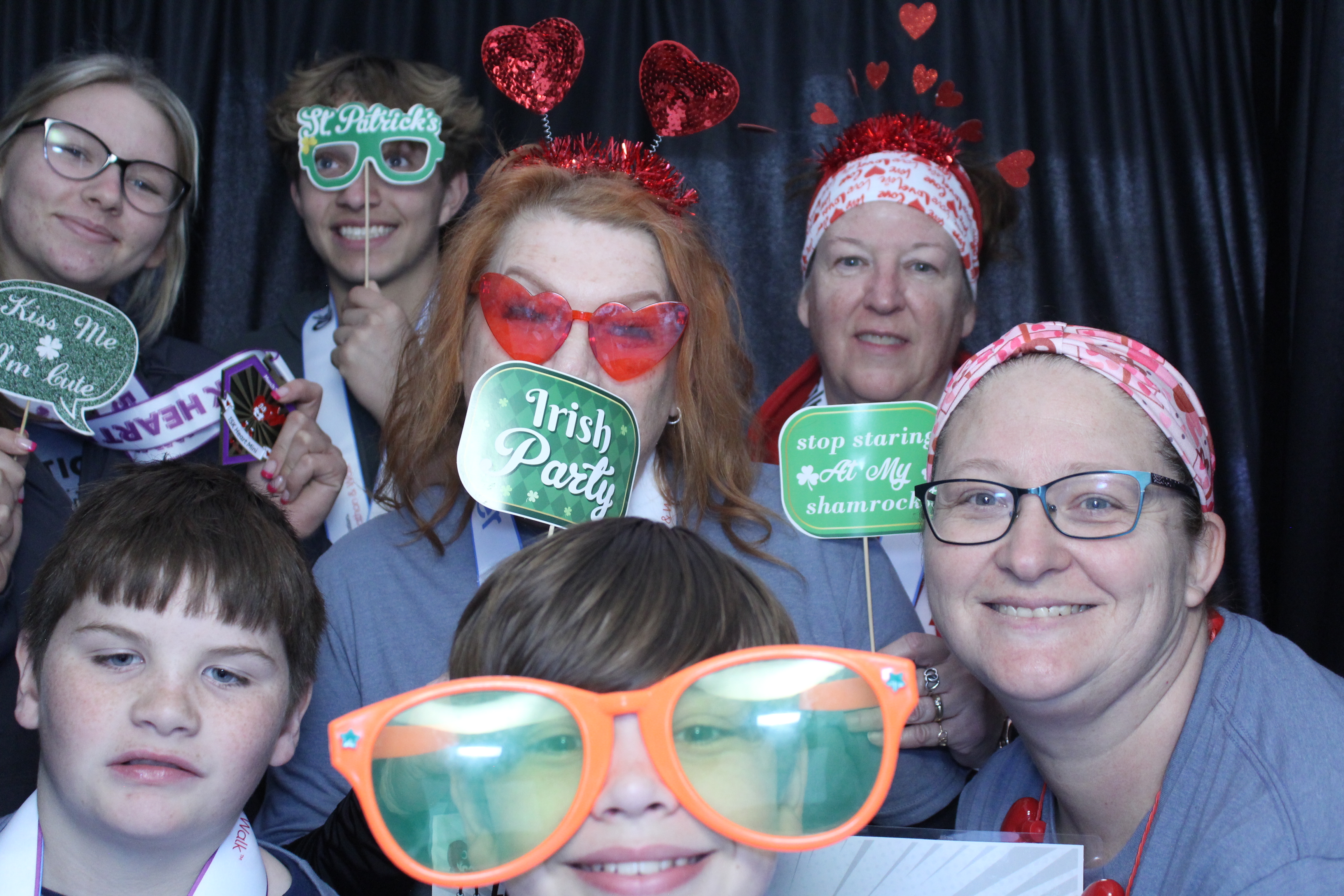 Booth at the AHA Heart Mini 2025 | View more photos from the event at gallery.photoboothcincy.com/u/PhotoBoothCincy/Booth-at-the-AHA-Heart-Mini-2025
