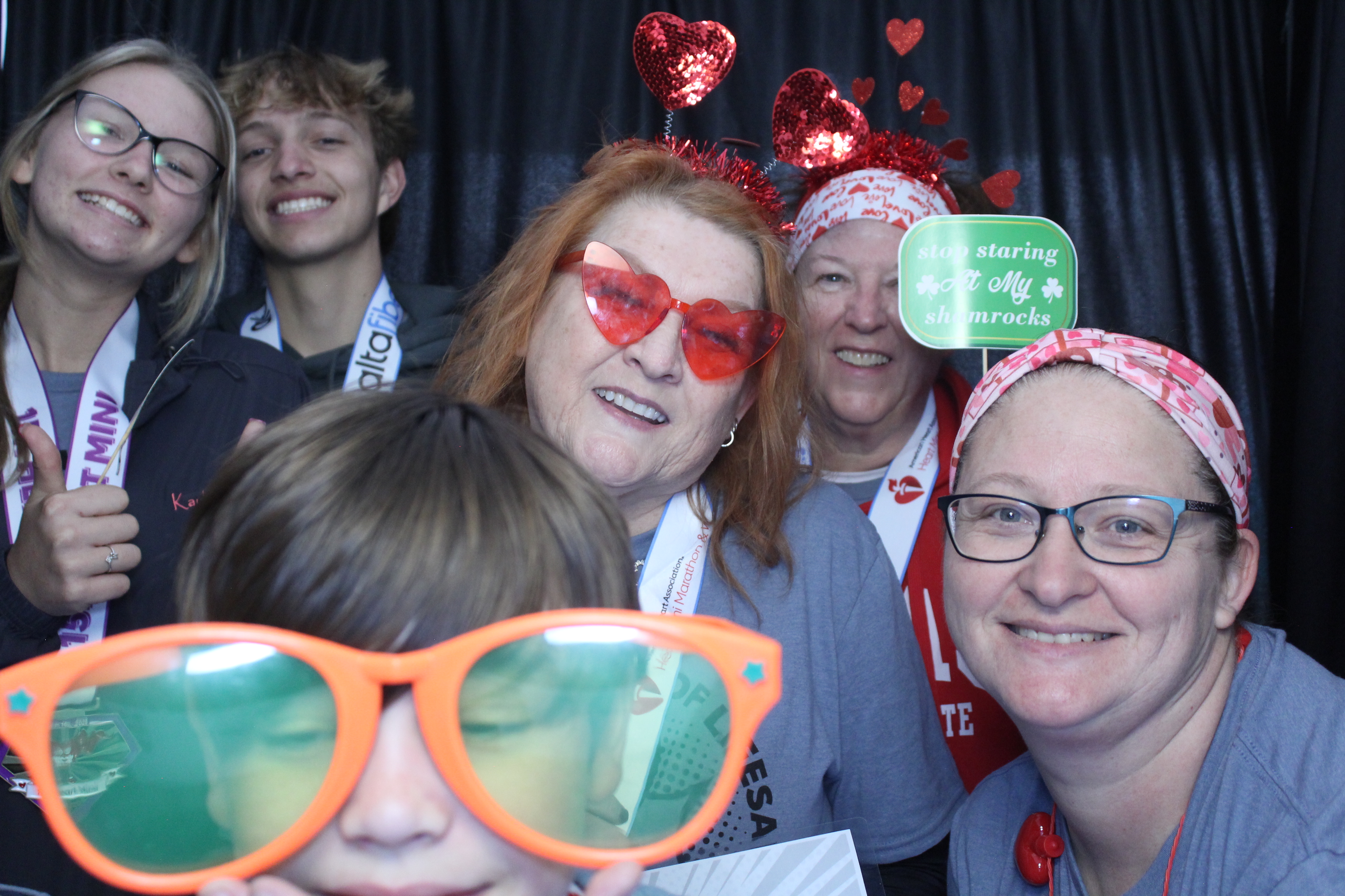 Booth at the AHA Heart Mini 2025 | View more photos from the event at gallery.photoboothcincy.com/u/PhotoBoothCincy/Booth-at-the-AHA-Heart-Mini-2025