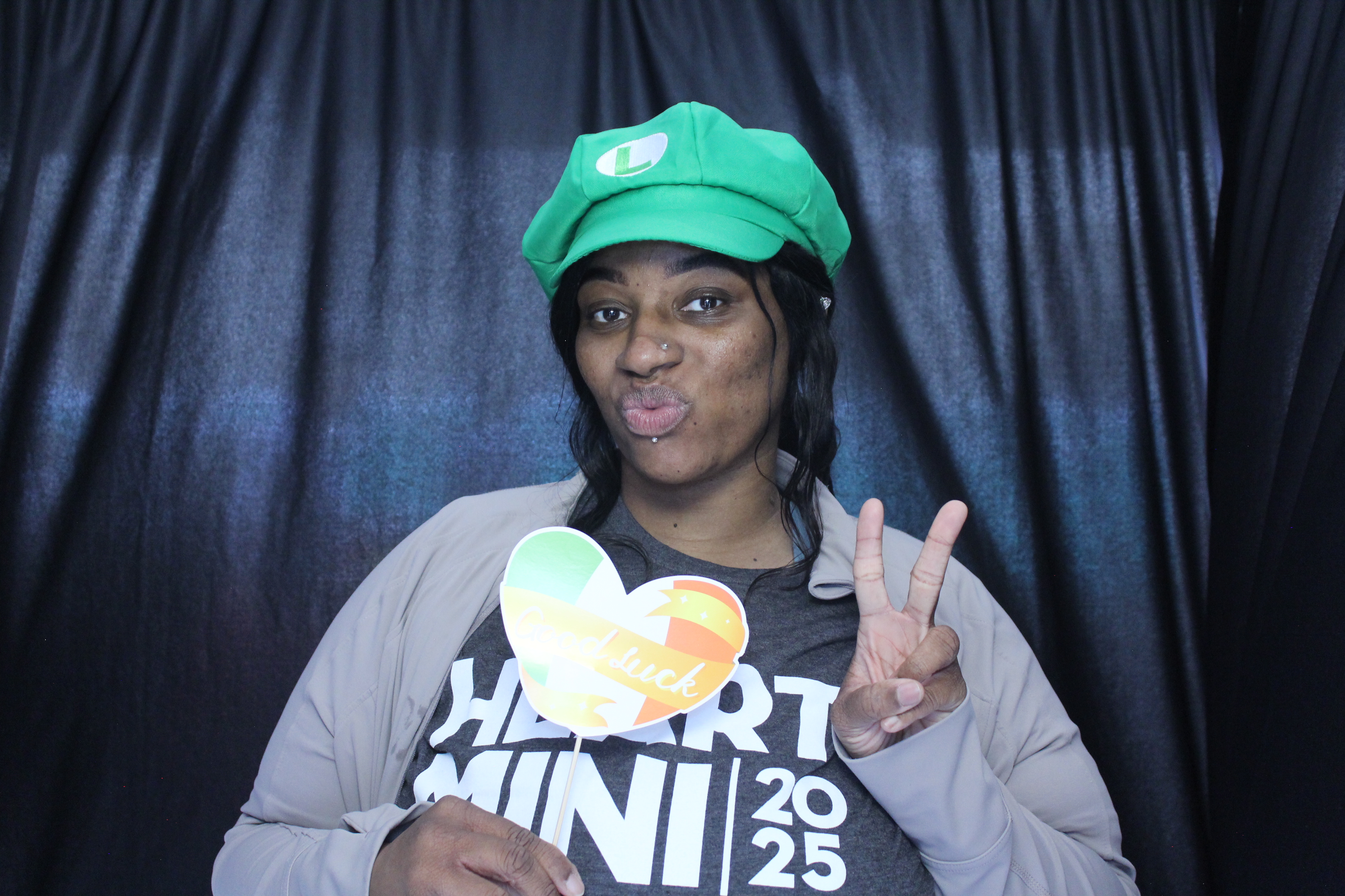 Booth at the AHA Heart Mini 2025 | View more photos from the event at gallery.photoboothcincy.com/u/PhotoBoothCincy/Booth-at-the-AHA-Heart-Mini-2025
