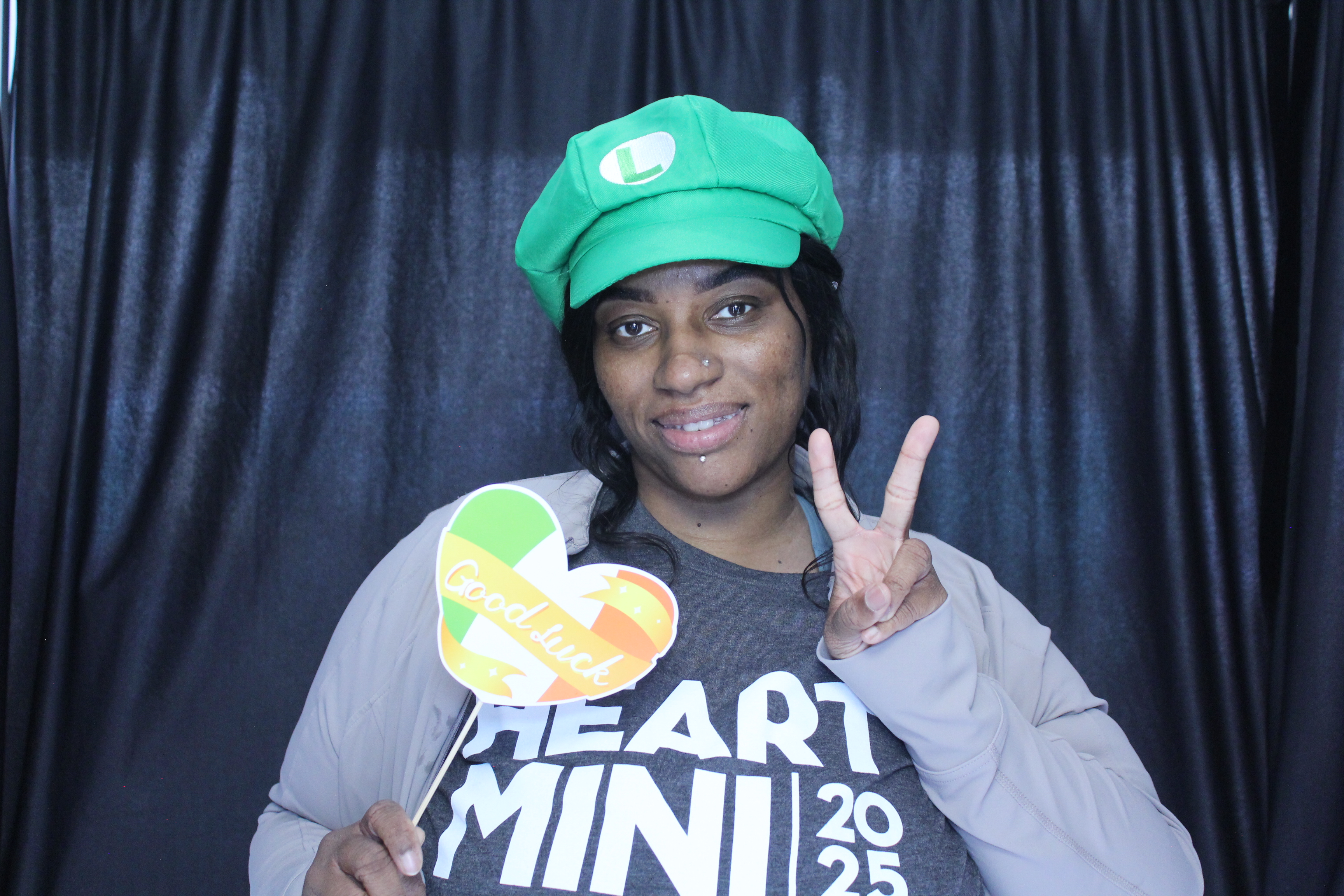 Booth at the AHA Heart Mini 2025 | View more photos from the event at gallery.photoboothcincy.com/u/PhotoBoothCincy/Booth-at-the-AHA-Heart-Mini-2025