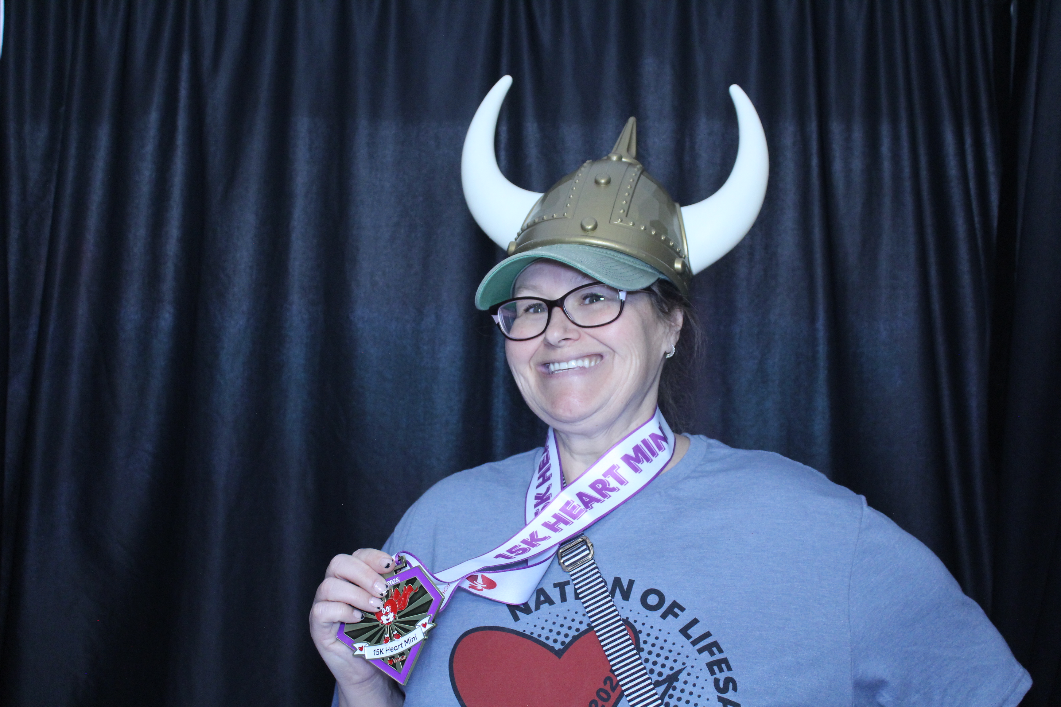 Booth at the AHA Heart Mini 2025 | View more photos from the event at gallery.photoboothcincy.com/u/PhotoBoothCincy/Booth-at-the-AHA-Heart-Mini-2025