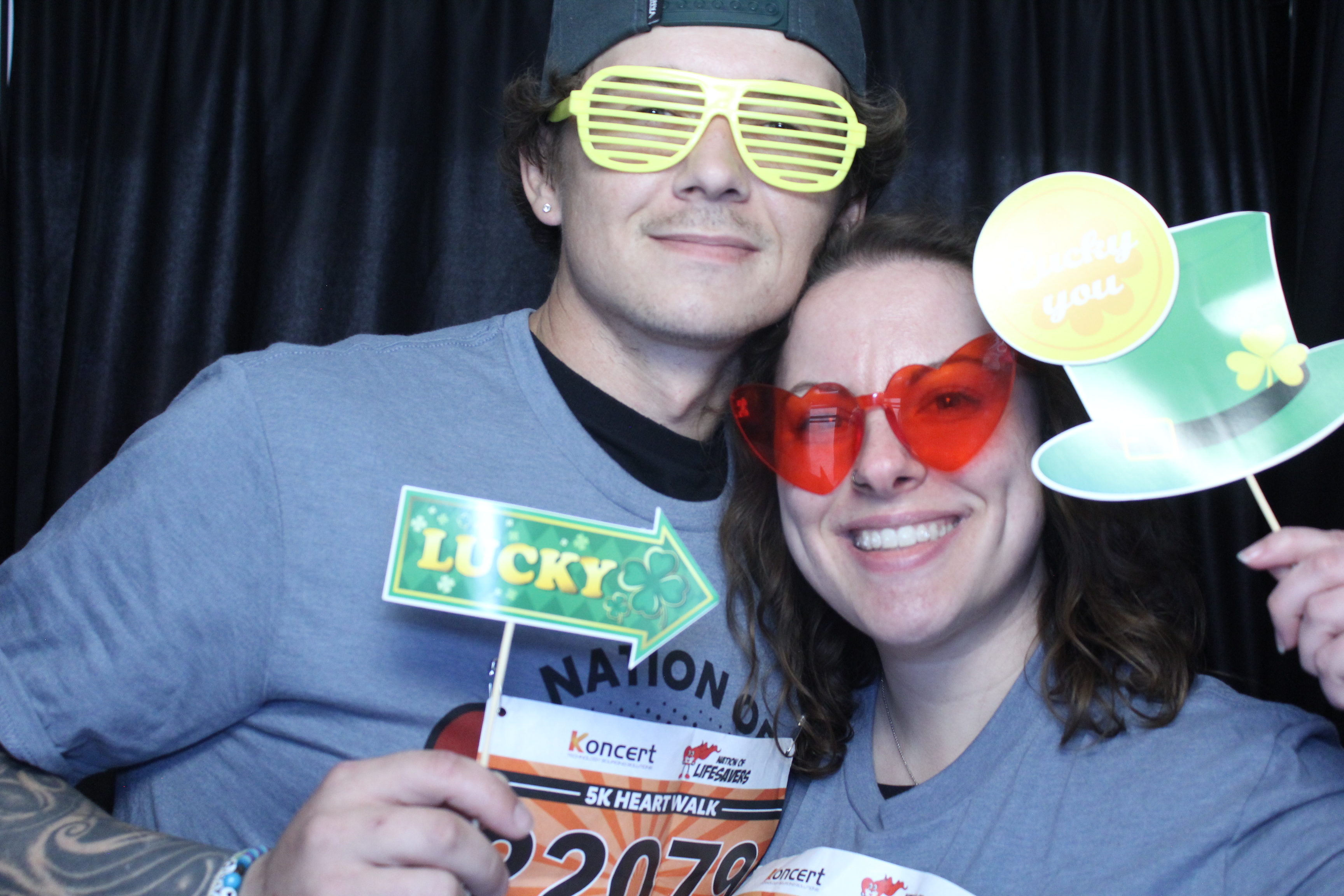 Booth at the AHA Heart Mini 2025 | View more photos from the event at gallery.photoboothcincy.com/u/PhotoBoothCincy/Booth-at-the-AHA-Heart-Mini-2025