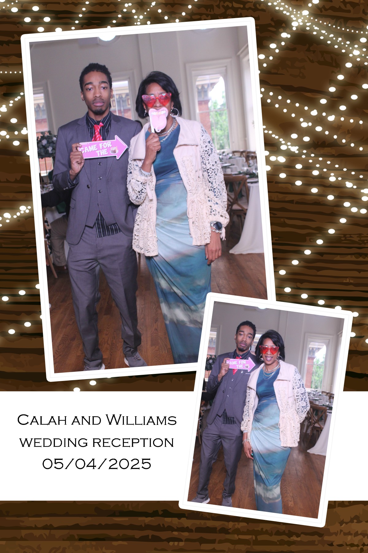 Calah & William's Wedding Reception | View more photos from the event at gallery.photoboothcincy.com/u/PhotoBoothCincy/Calah-Williams-Wedding-Reception