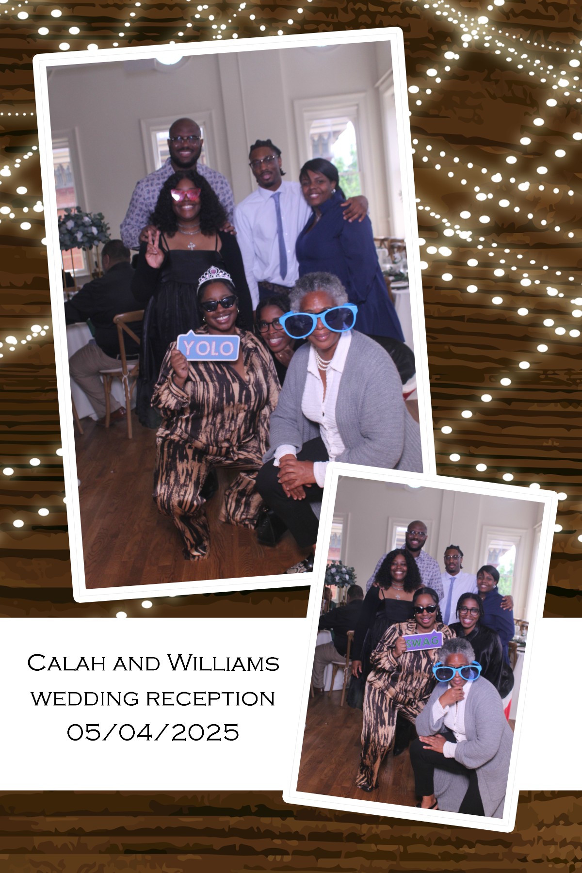 Calah & William's Wedding Reception | View more photos from the event at gallery.photoboothcincy.com/u/PhotoBoothCincy/Calah-Williams-Wedding-Reception