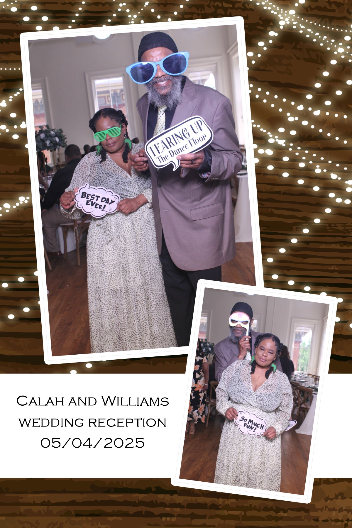 Calah & William's Wedding Reception | View more photos from the event at gallery.photoboothcincy.com/u/PhotoBoothCincy/Calah-Williams-Wedding-Reception