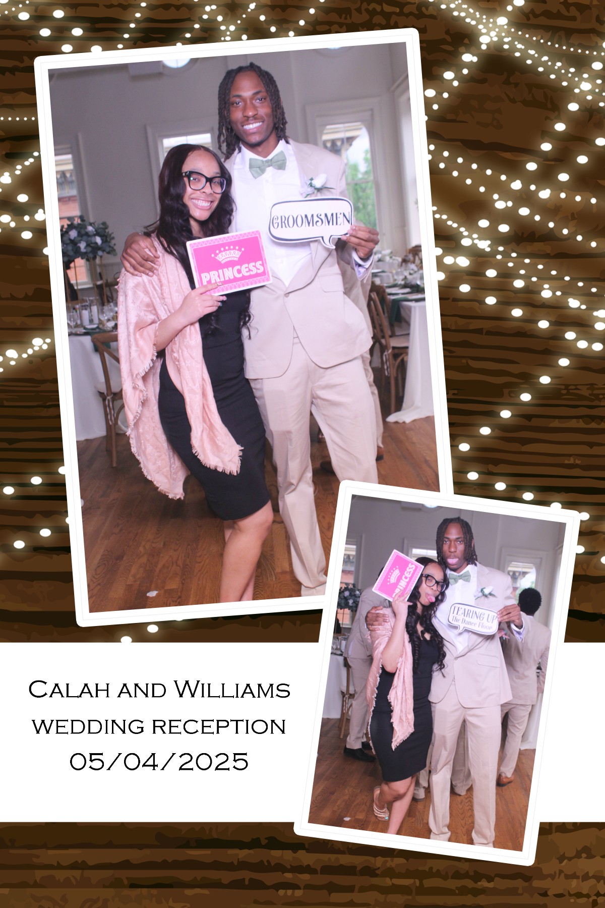 Calah & William's Wedding Reception | View more photos from the event at gallery.photoboothcincy.com/u/PhotoBoothCincy/Calah-Williams-Wedding-Reception