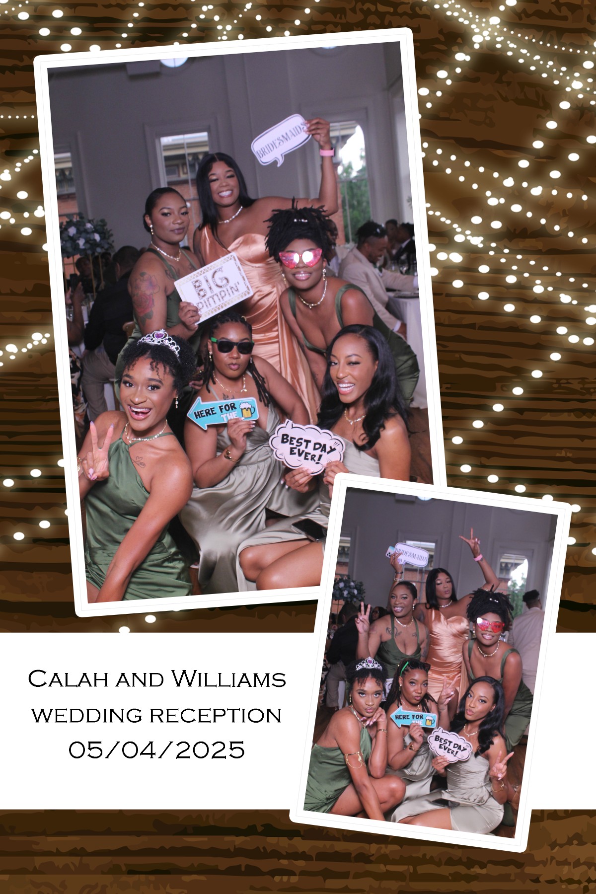 Calah & William's Wedding Reception | View more photos from the event at gallery.photoboothcincy.com/u/PhotoBoothCincy/Calah-Williams-Wedding-Reception