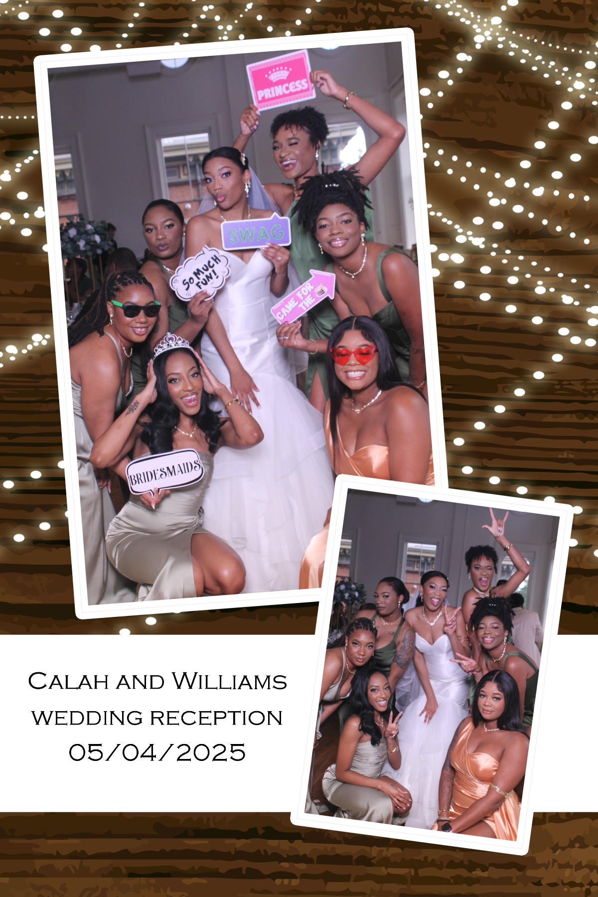 Calah & William's Wedding Reception | View more photos from the event at gallery.photoboothcincy.com/u/PhotoBoothCincy/Calah-Williams-Wedding-Reception