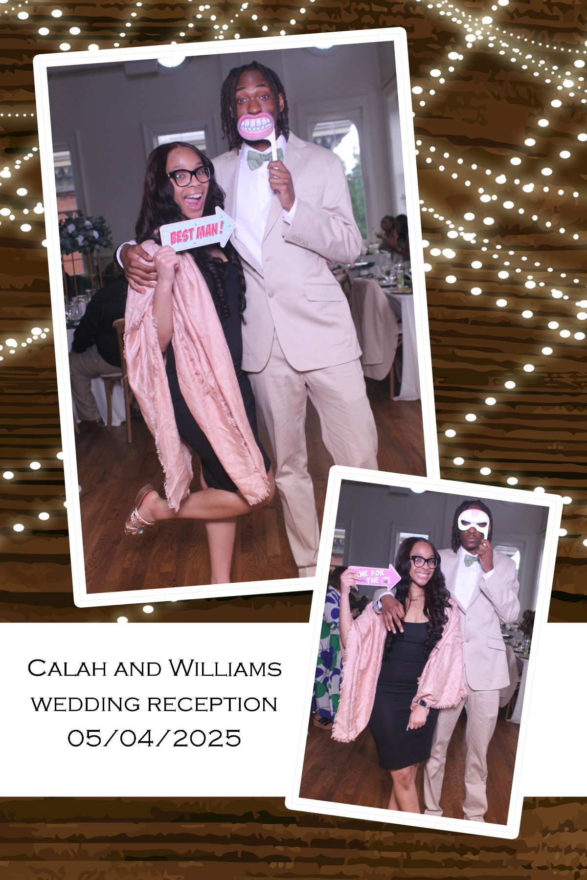 Calah & William's Wedding Reception | View more photos from the event at gallery.photoboothcincy.com/u/PhotoBoothCincy/Calah-Williams-Wedding-Reception