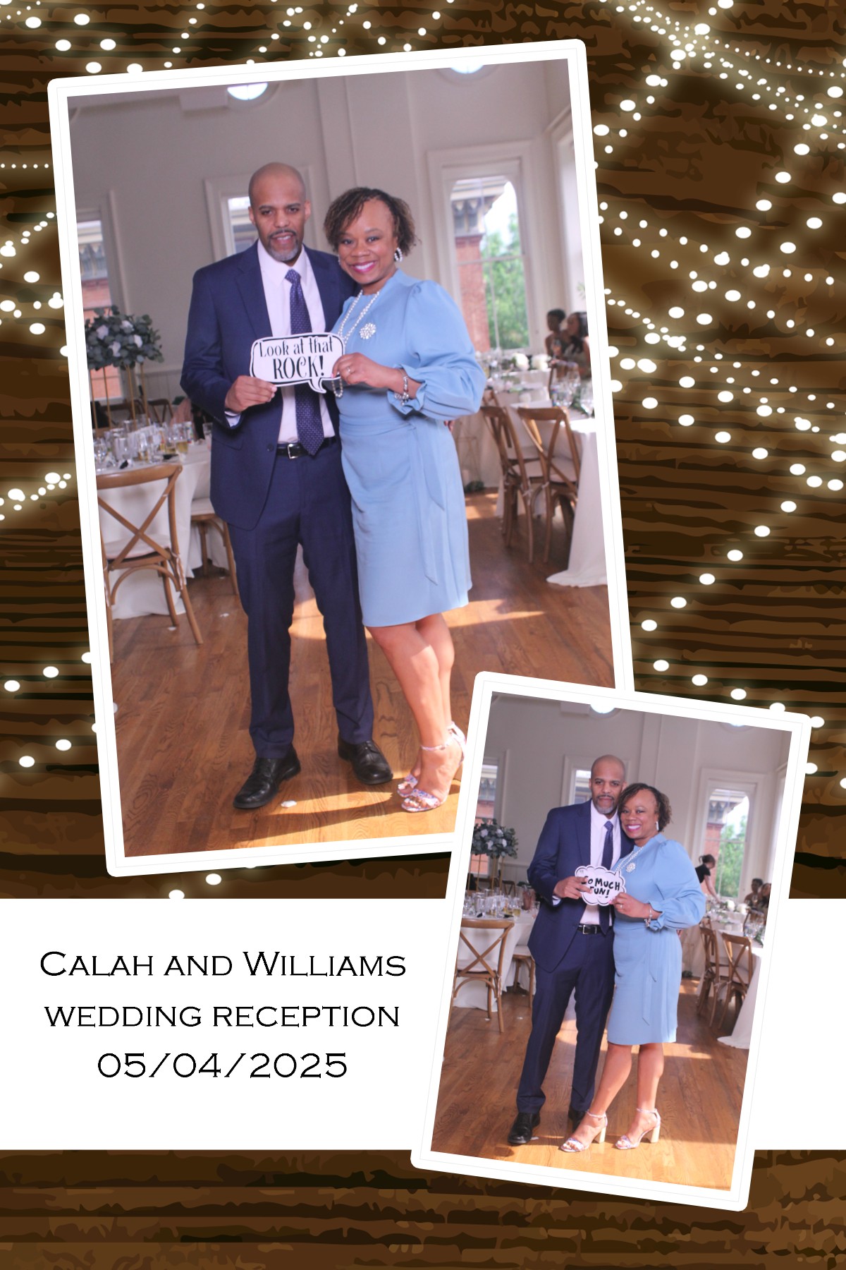 Calah & William's Wedding Reception | View more photos from the event at gallery.photoboothcincy.com/u/PhotoBoothCincy/Calah-Williams-Wedding-Reception