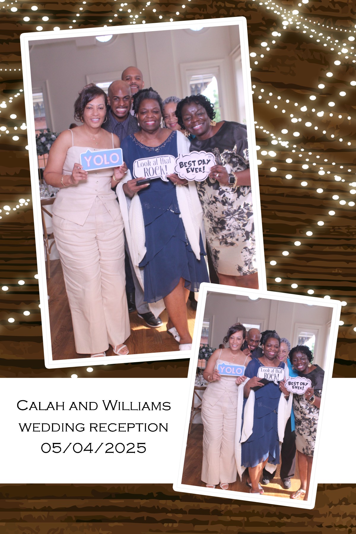 Calah & William's Wedding Reception | View more photos from the event at gallery.photoboothcincy.com/u/PhotoBoothCincy/Calah-Williams-Wedding-Reception