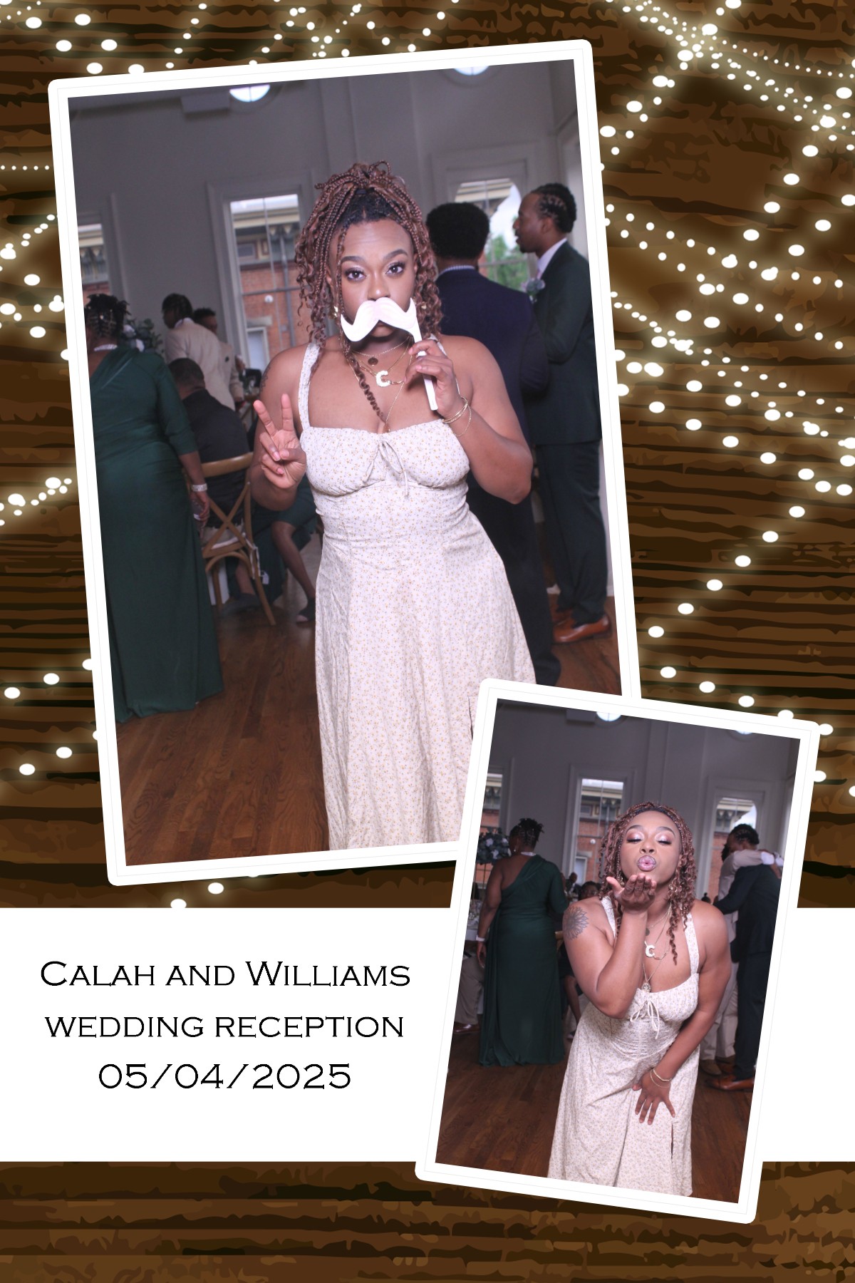 Calah & William's Wedding Reception | View more photos from the event at gallery.photoboothcincy.com/u/PhotoBoothCincy/Calah-Williams-Wedding-Reception