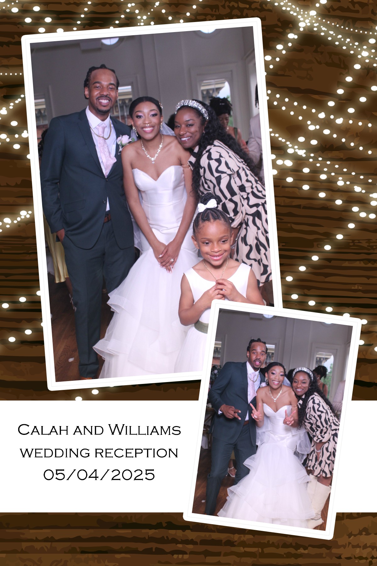 Calah & William's Wedding Reception | View more photos from the event at gallery.photoboothcincy.com/u/PhotoBoothCincy/Calah-Williams-Wedding-Reception