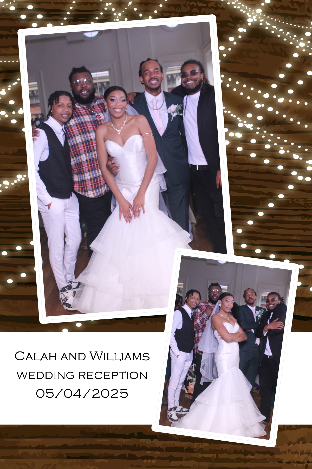 Calah & William's Wedding Reception | View more photos from the event at gallery.photoboothcincy.com/u/PhotoBoothCincy/Calah-Williams-Wedding-Reception