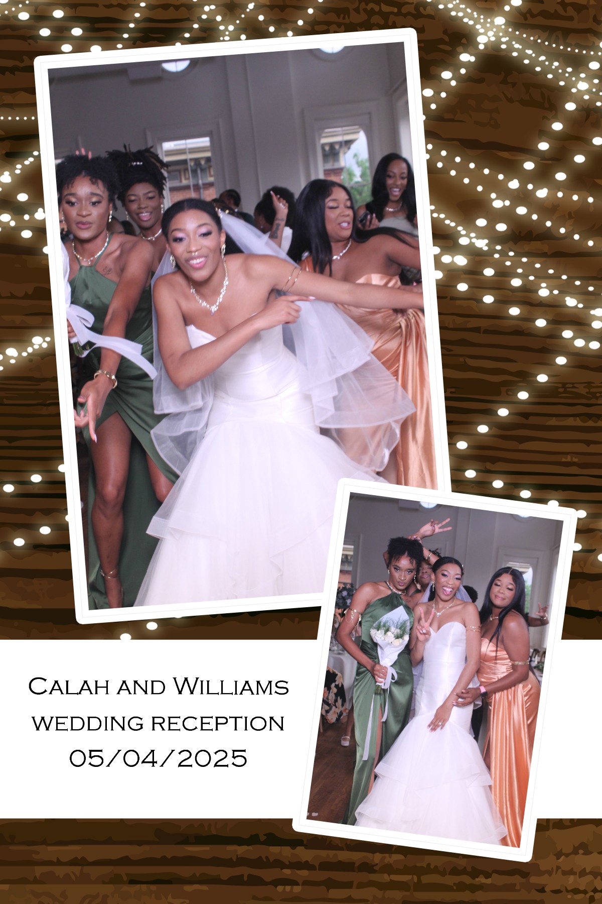 Calah & William's Wedding Reception | View more photos from the event at gallery.photoboothcincy.com/u/PhotoBoothCincy/Calah-Williams-Wedding-Reception