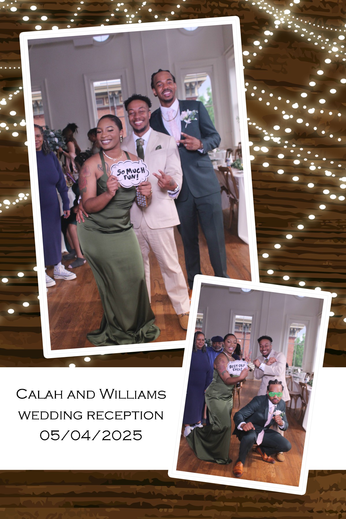 Calah & William's Wedding Reception | View more photos from the event at gallery.photoboothcincy.com/u/PhotoBoothCincy/Calah-Williams-Wedding-Reception