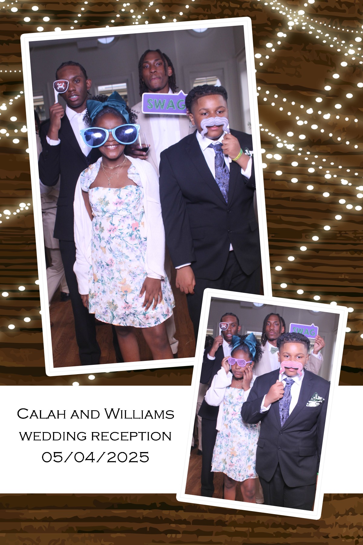 Calah & William's Wedding Reception | View more photos from the event at gallery.photoboothcincy.com/u/PhotoBoothCincy/Calah-Williams-Wedding-Reception