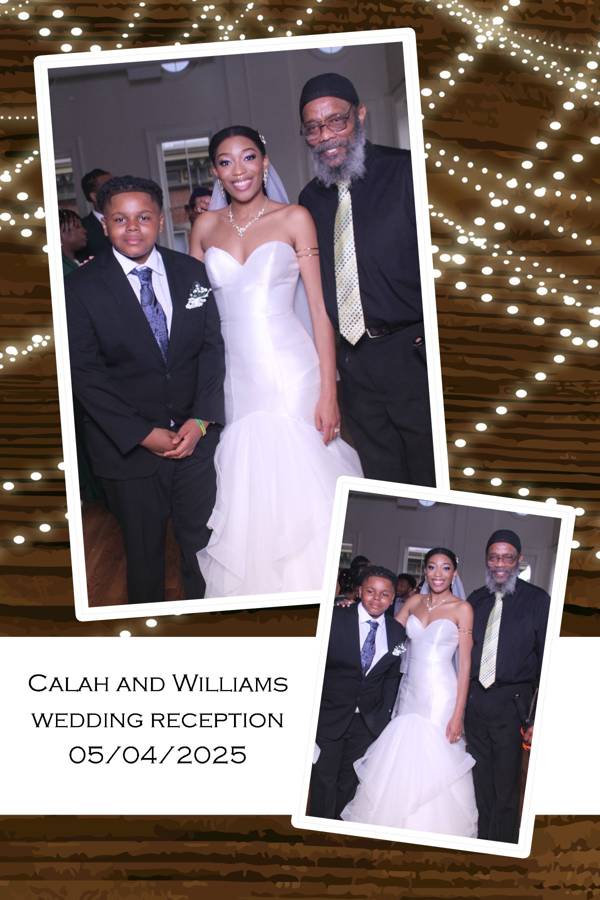 Calah & William's Wedding Reception | View more photos from the event at gallery.photoboothcincy.com/u/PhotoBoothCincy/Calah-Williams-Wedding-Reception