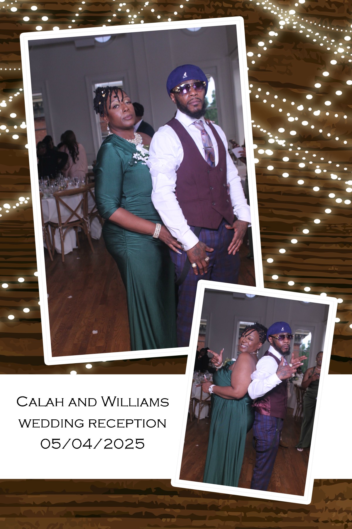 Calah & William's Wedding Reception | View more photos from the event at gallery.photoboothcincy.com/u/PhotoBoothCincy/Calah-Williams-Wedding-Reception