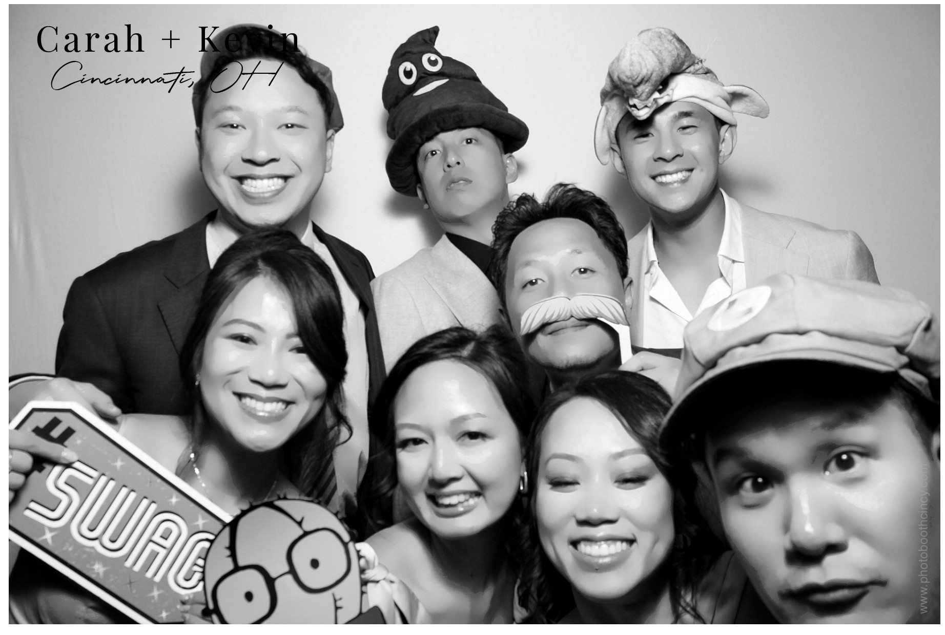 Carah & Kevin | View more photos from the event at gallery.photoboothcincy.com/u/PhotoBoothCincy/Carah-Kevin