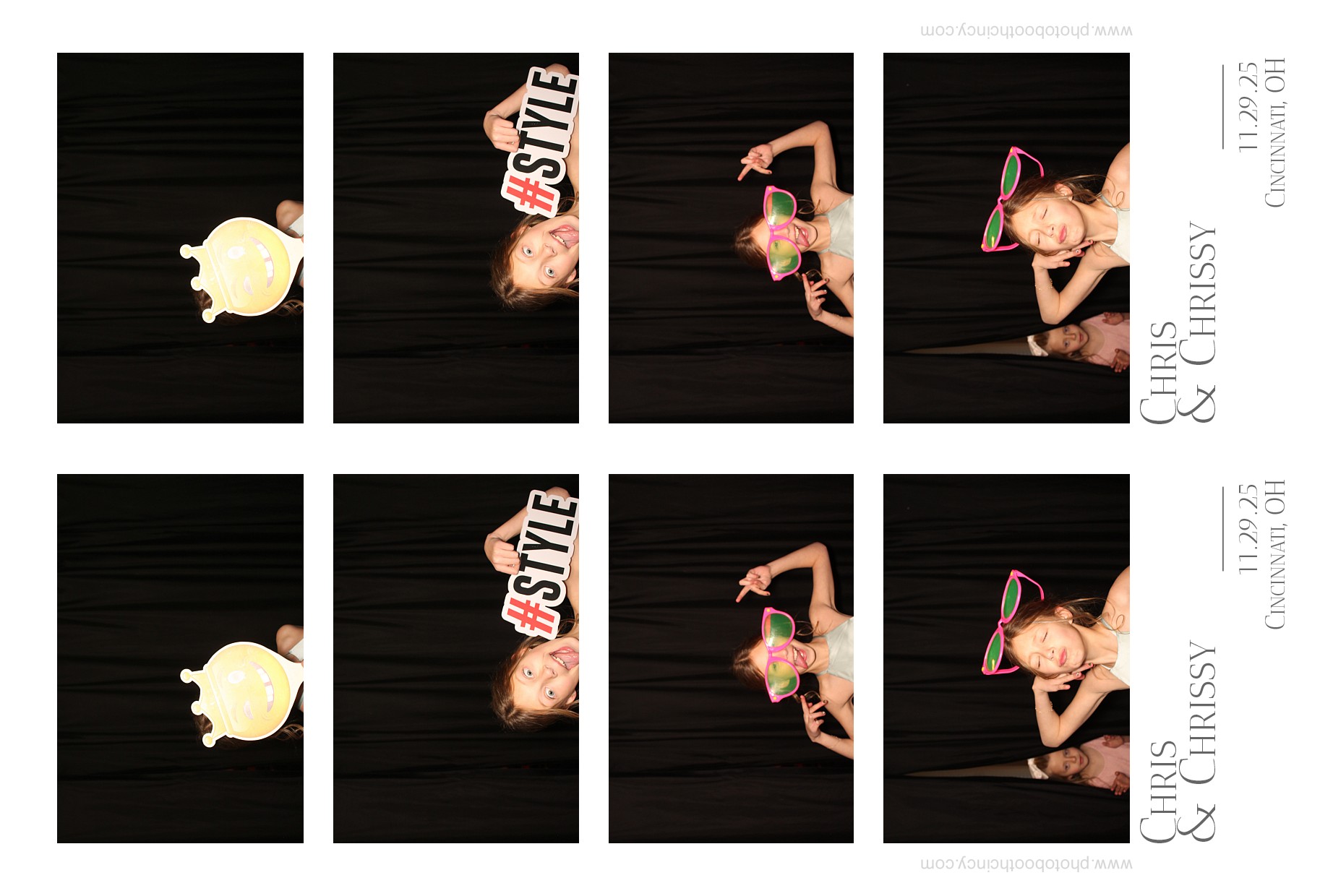 Chris & Chrissy | View more photos from the event at gallery.photoboothcincy.com/u/PhotoBoothCincy/Chris-Chrissy