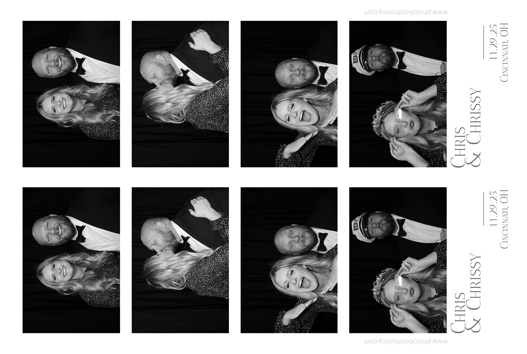 Chris & Chrissy | View more photos from the event at gallery.photoboothcincy.com/u/PhotoBoothCincy/Chris-Chrissy