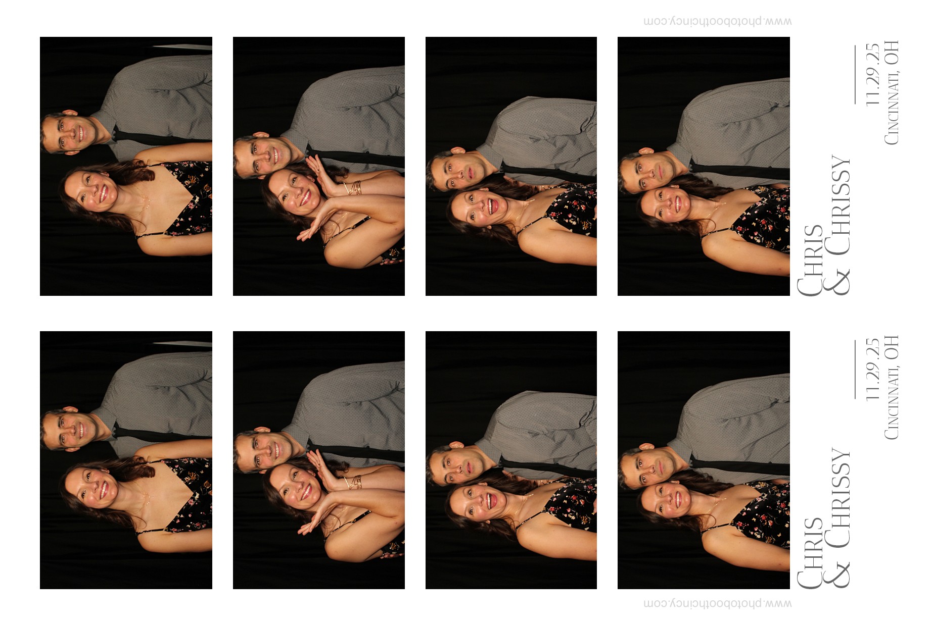 Chris & Chrissy | View more photos from the event at gallery.photoboothcincy.com/u/PhotoBoothCincy/Chris-Chrissy