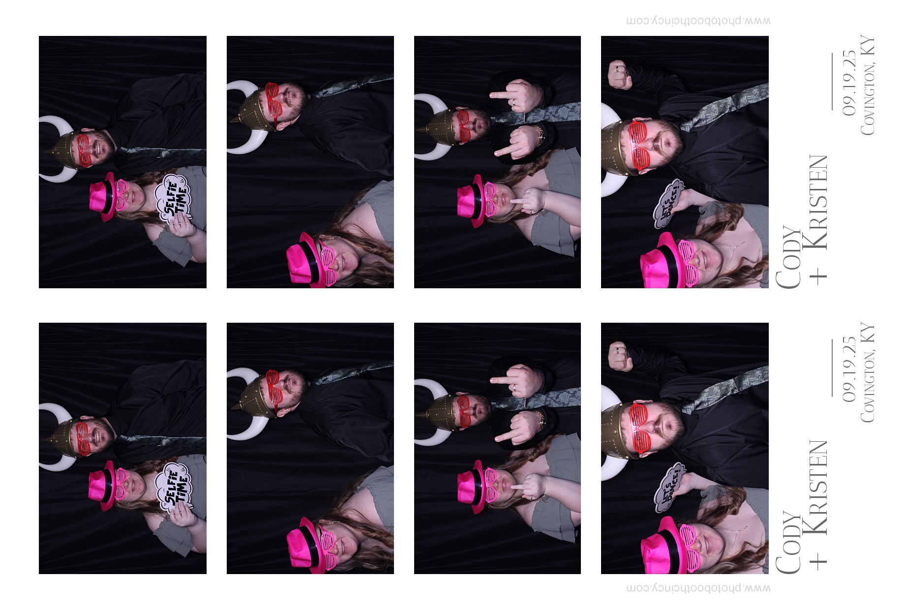Cody & Kirsten | View more photos from the event at gallery.photoboothcincy.com/u/PhotoBoothCincy/Cody-Kirsten