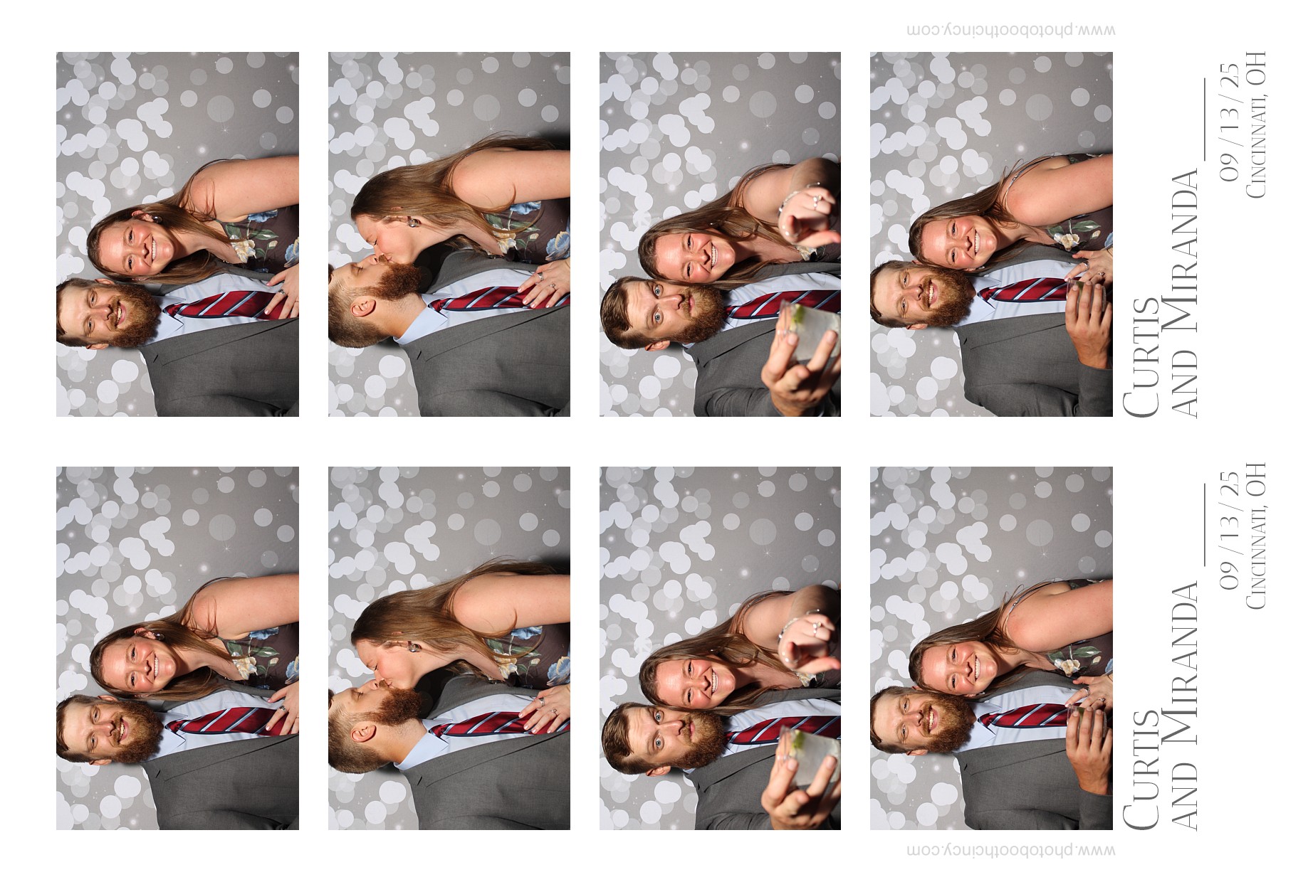 Curtis & Miranda | View more photos from the event at gallery.photoboothcincy.com/u/PhotoBoothCincy/Curtis-Miranda