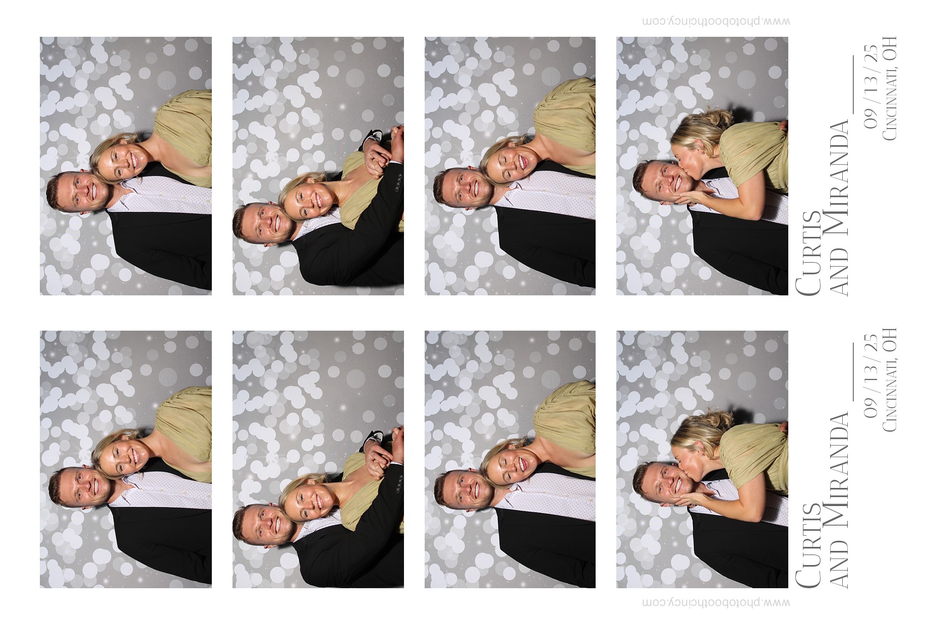 Curtis & Miranda | View more photos from the event at gallery.photoboothcincy.com/u/PhotoBoothCincy/Curtis-Miranda